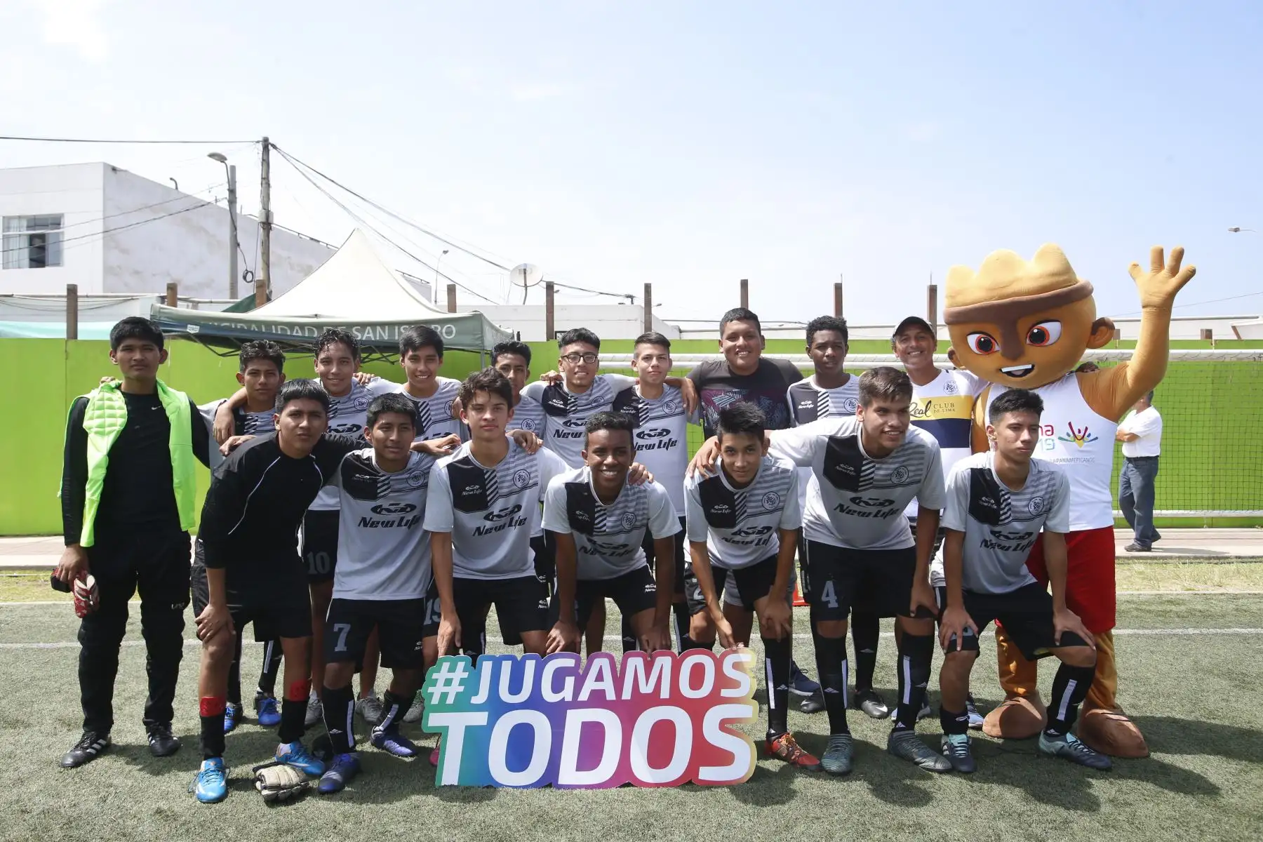 Panamericanos Lima 2019. Milco visita el Complejo Deportivo Municipal de San Isidro. Foto: ANDINA/Nathalie Sayago