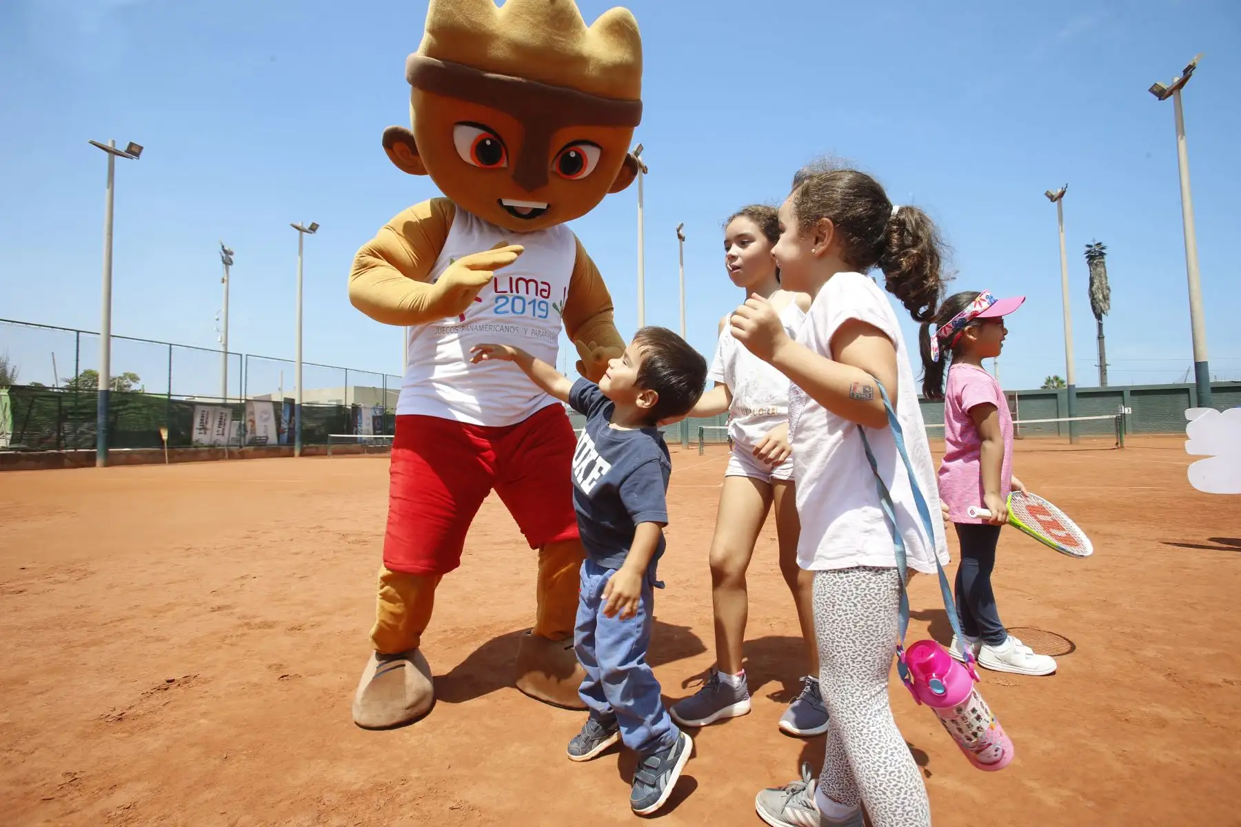 Panamericanos Lima 2019. Milco visita el Complejo Deportivo Municipal de San Isidro. Foto: ANDINA/Nathalie Sayago