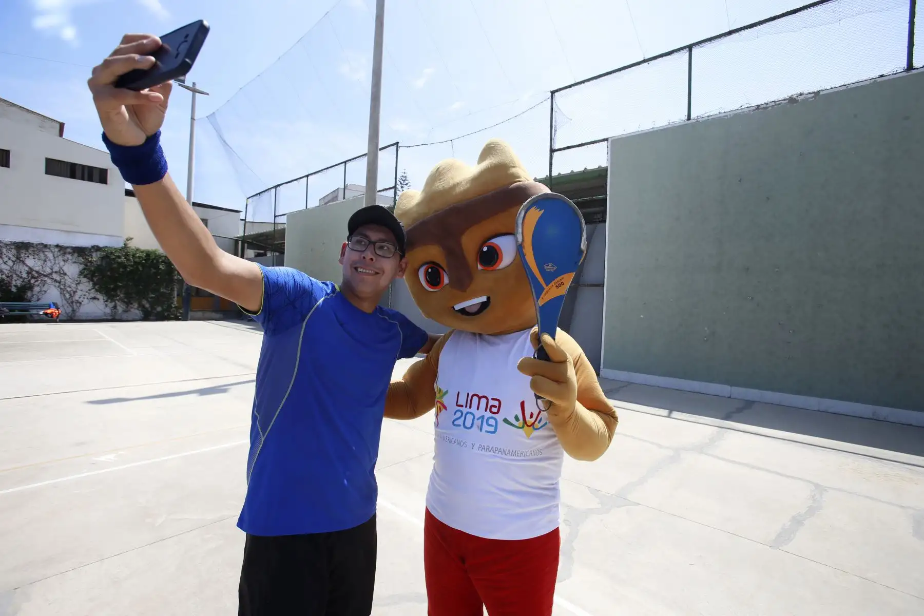 Panamericanos Lima 2019. Milco visita el Complejo Deportivo Municipal de San Isidro. Foto: ANDINA/Nathalie Sayago