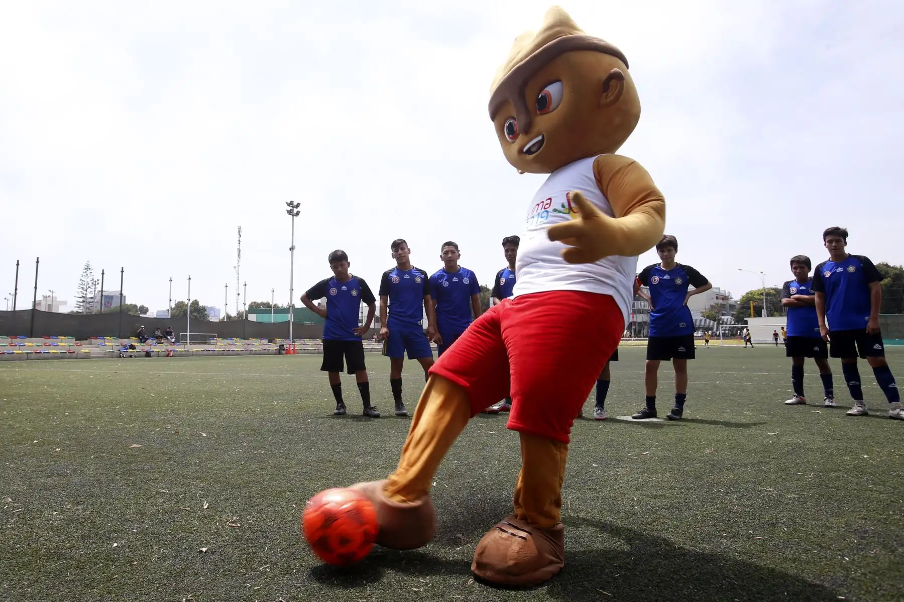 Panamericanos Lima 2019. Milco visita el Complejo Deportivo Municipal de San Isidro. Foto: ANDINA/Nathalie Sayago