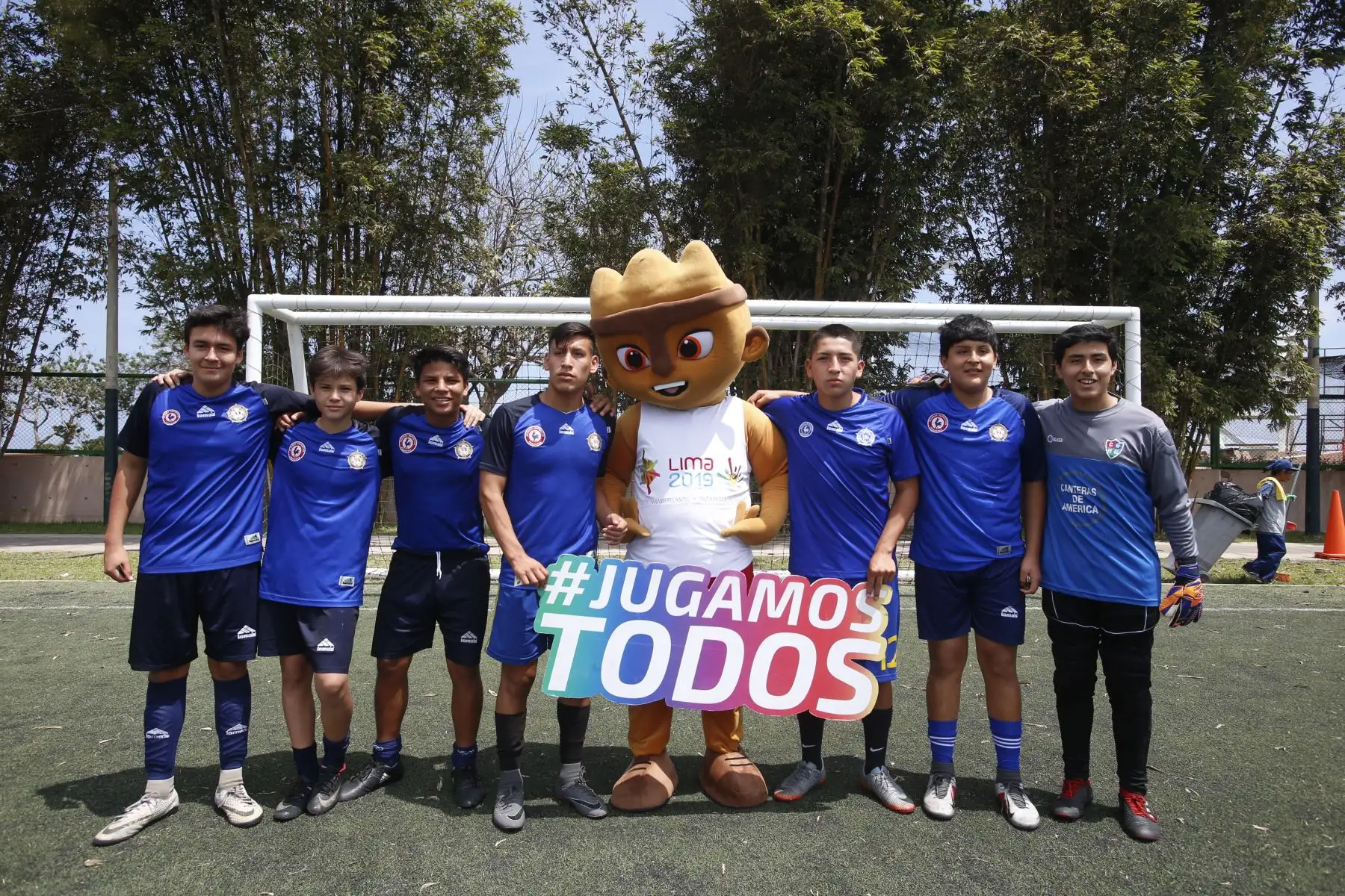 Panamericanos Lima 2019. Milco visita el Complejo Deportivo Municipal de San Isidro. Foto: ANDINA/Nathalie Sayago