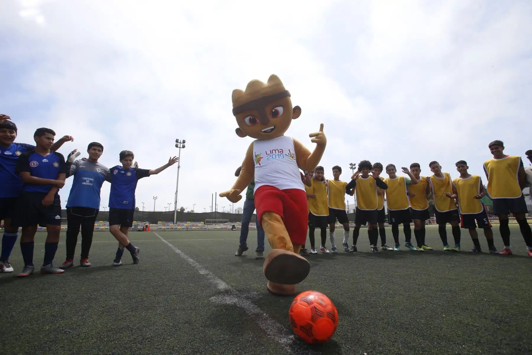 Panamericanos Lima 2019. Milco visita el Complejo Deportivo Municipal de San Isidro. Foto: ANDINA/Nathalie Sayago