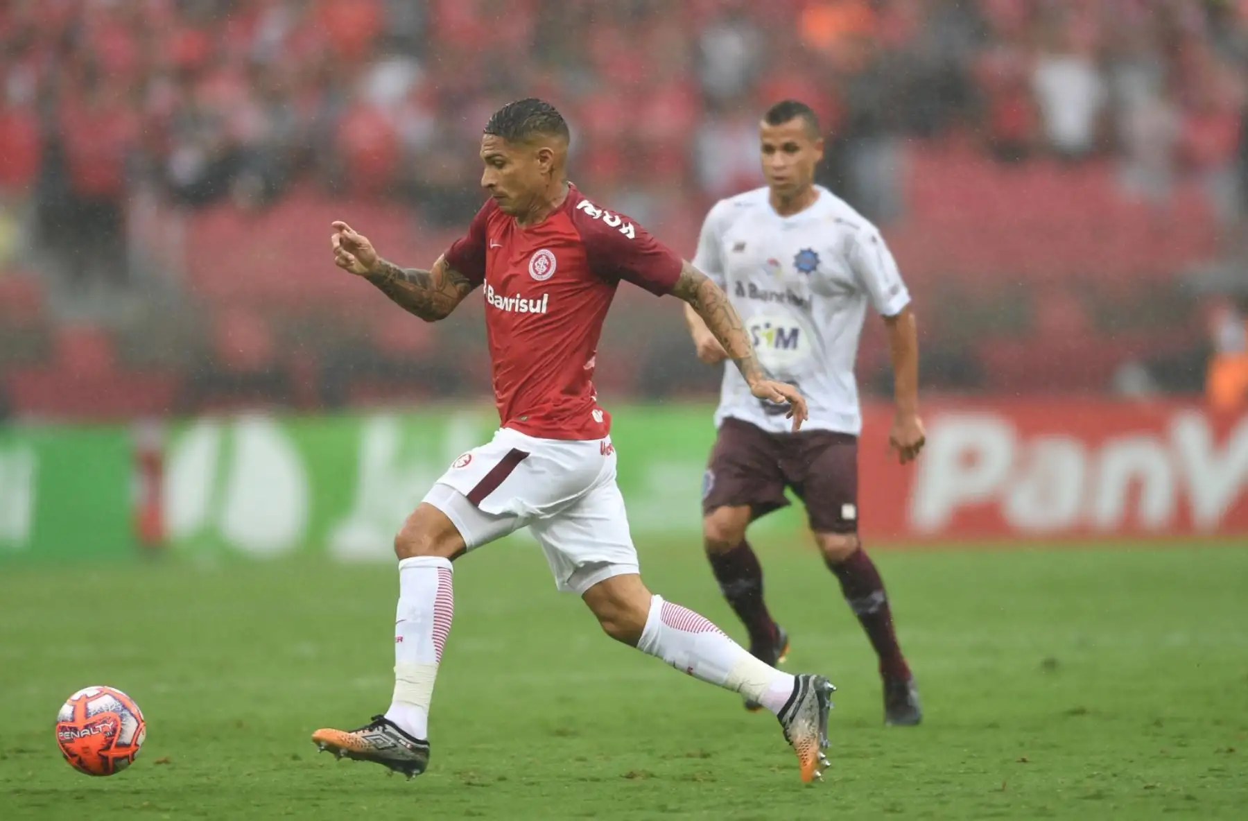 Paolo Guerrero marcó en su reaparición en los terrenos de juego y se clasificó para la final del Campeonato Gaúcho con Inter de Porto Alegre.Foto: S.C.Internacional Porto