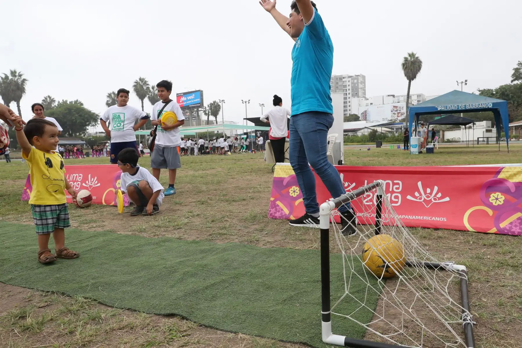 Los Juegos Panamericanos y Parapanamericanos Lima 2019 estuvieron presentes en la celebración del Día Mundial de la Actividad Física organizada por la municipalidad de Barranco.  Foto: ANDINA/Melina Mejía