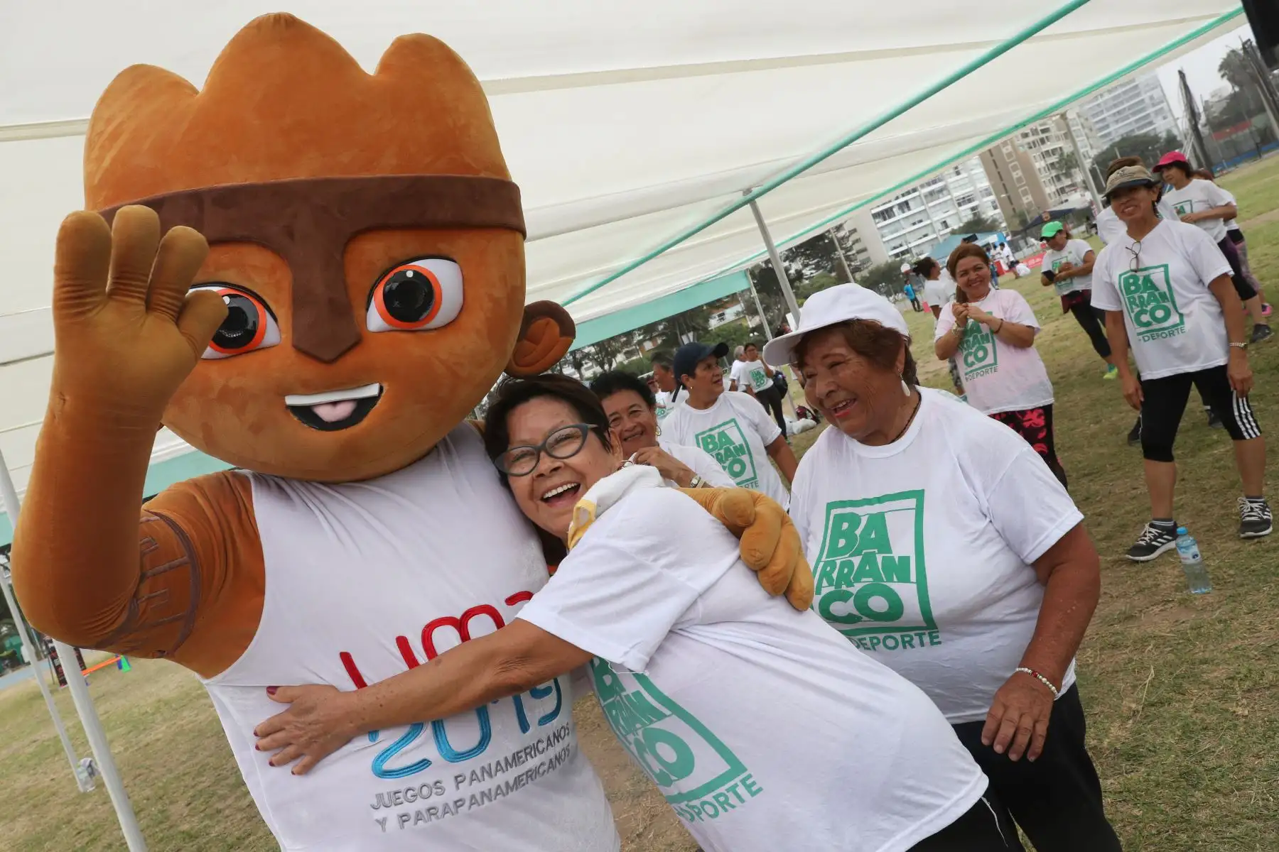 Los Juegos Panamericanos y Parapanamericanos Lima 2019 estuvieron presentes en la celebración del Día Mundial de la Actividad Física organizada por la municipalidad de Barranco.  Foto: ANDINA/Melina Mejía