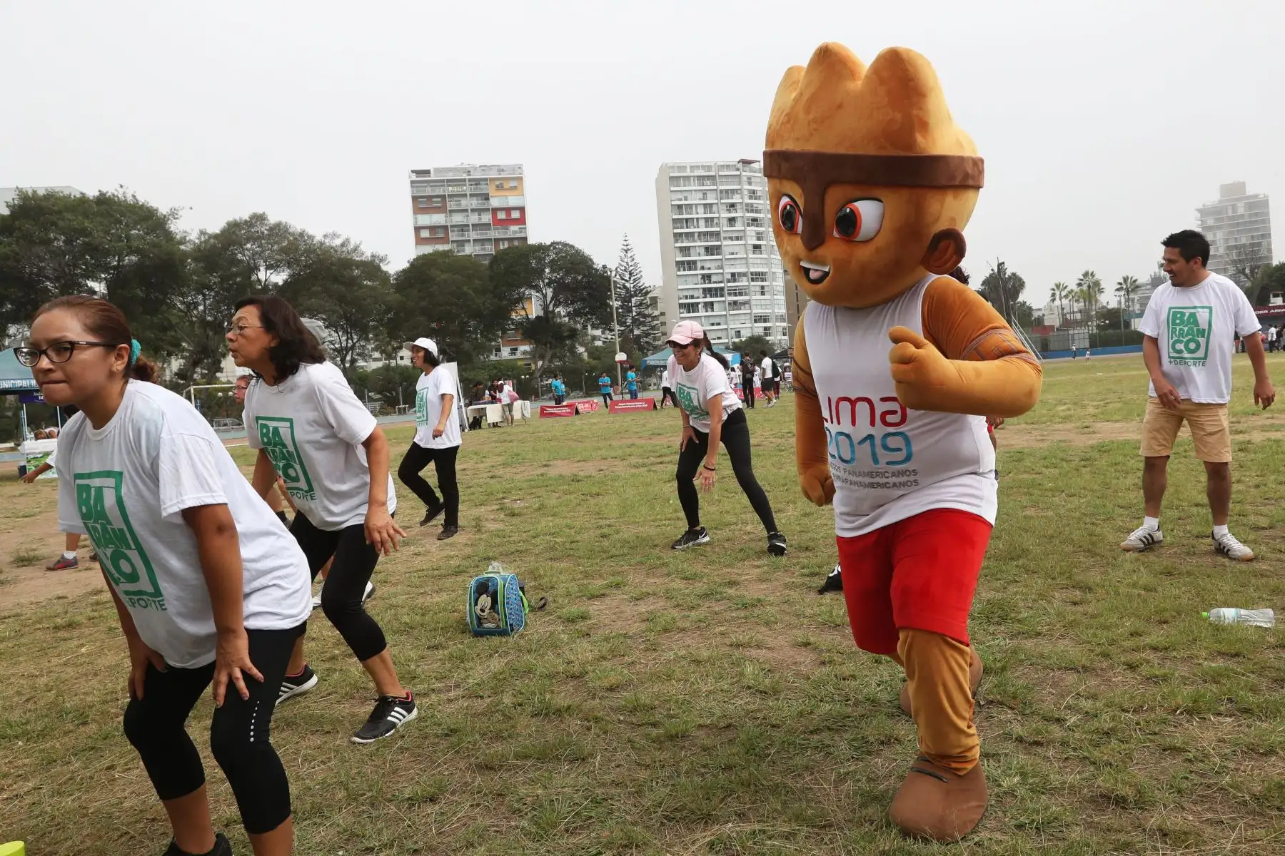 Los Juegos Panamericanos y Parapanamericanos Lima 2019 estuvieron presentes en la celebración del Día Mundial de la Actividad Física organizada por la municipalidad de Barranco.  Foto: ANDINA/Melina Mejía
