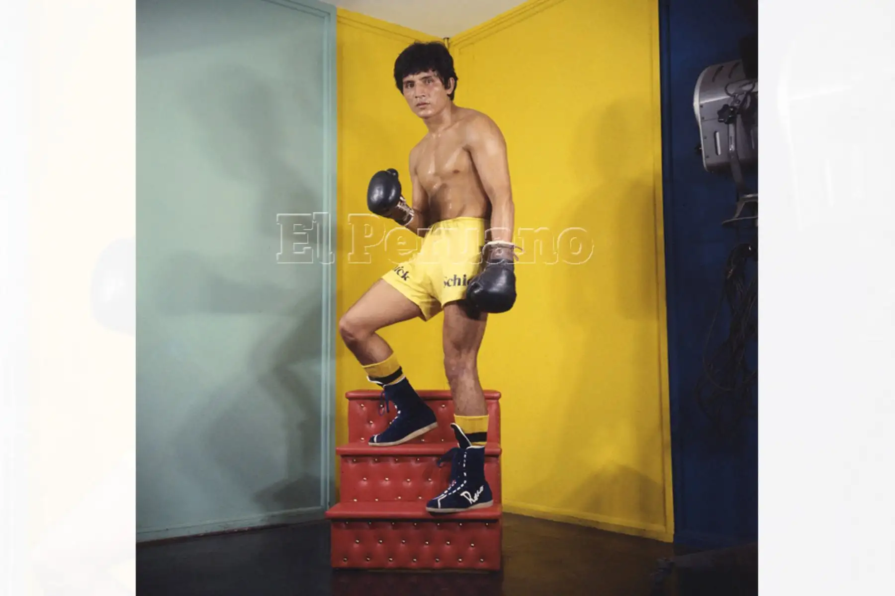 Lima - 1983 /  Fernando Rocco en la cima de su carrera como campeón latinoamericano welter.