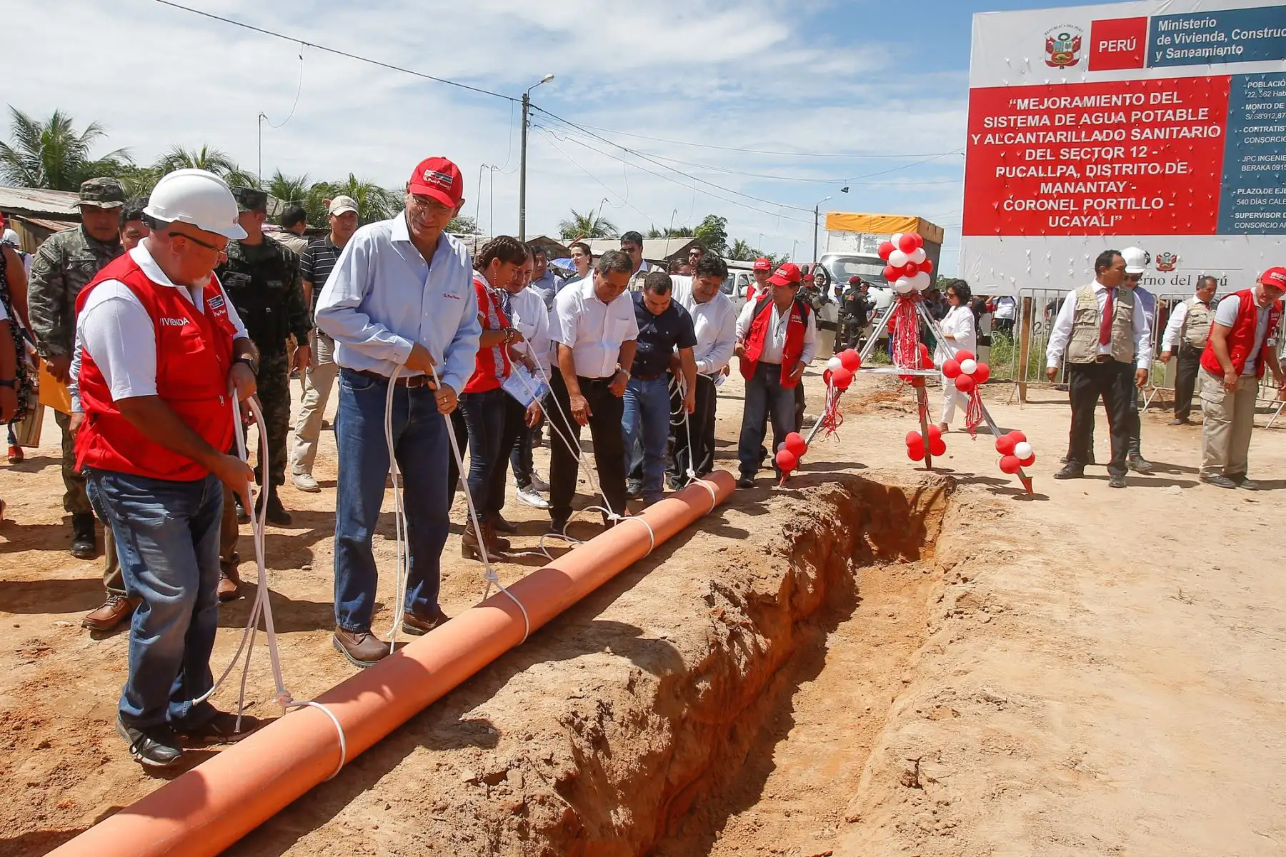 Más de 27,000 pobladores de Manantay, en Ucayali, accederán al agua potable y alcantarillado. ANDINA/Difusión