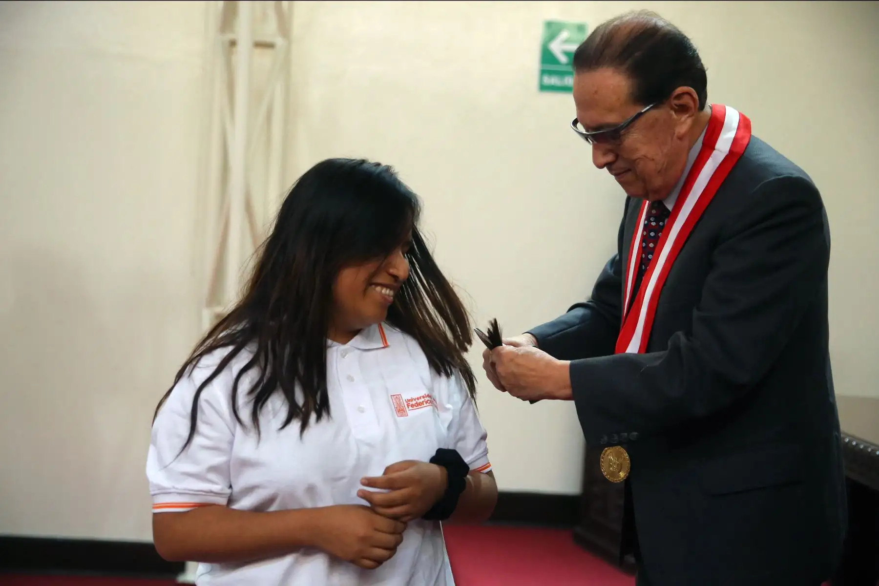 Universidad Nacional Federico Villarreal, realiza la premiación a los mejores ingresantes 2019. Foto: ANDINA/Vidal Tarqui