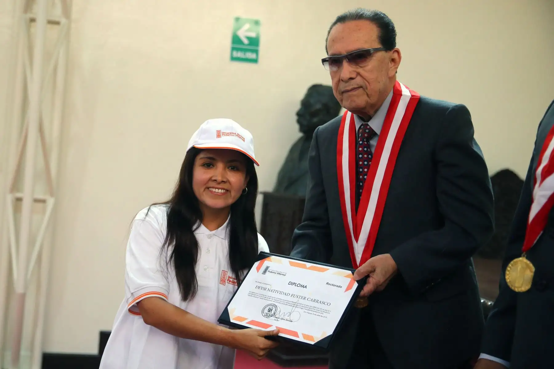 Universidad Nacional Federico Villarreal, realiza la premiación a los mejores ingresantes 2019. Foto: ANDINA/Vidal Tarqui