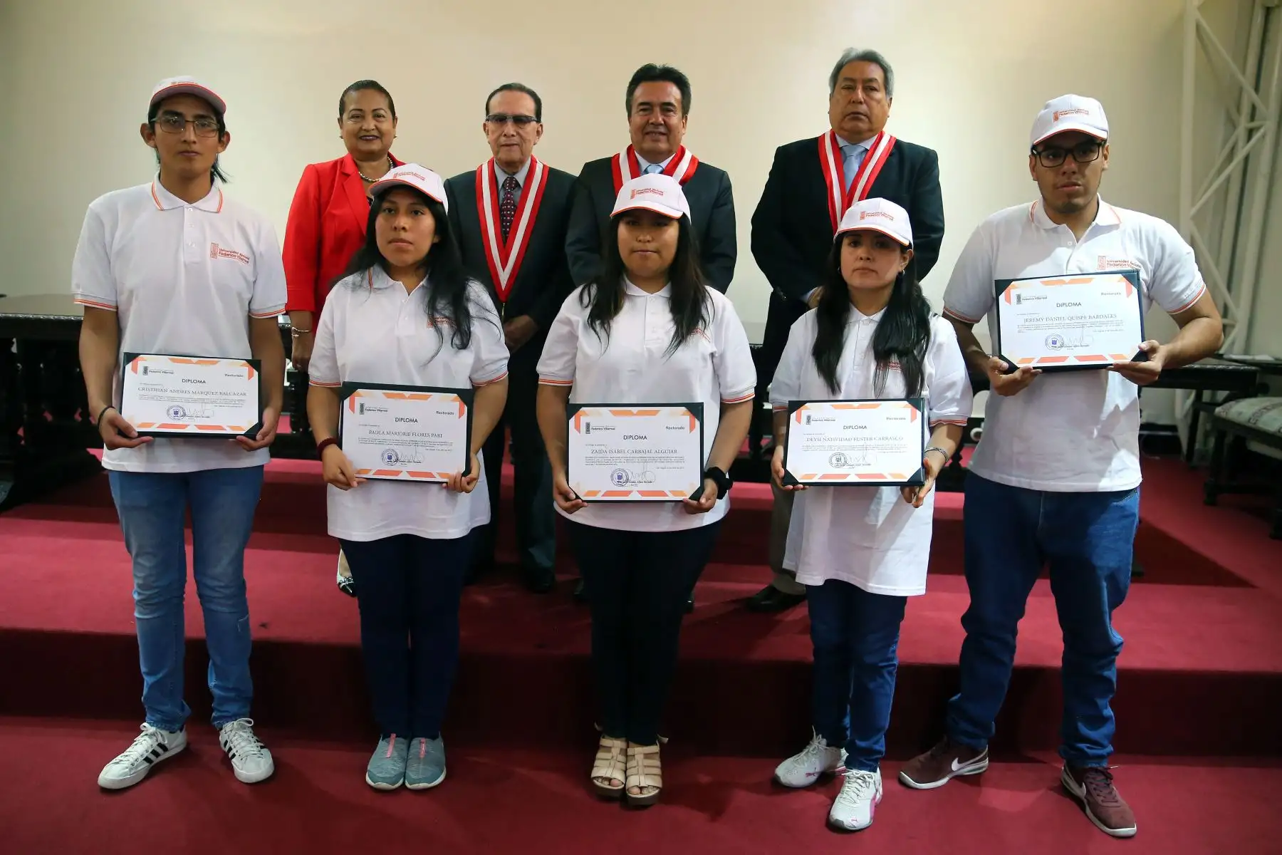 Universidad Nacional Federico Villarreal, realiza la premiación a los mejores ingresantes 2019. Foto: ANDINA/Vidal Tarqui