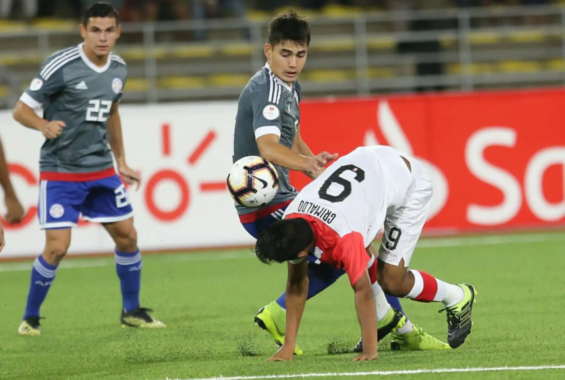 Perú pierde 2-0 ante Paraguay  por la tercera jornada del hexagonal final del Sudamericano Sub 17 Perú 2019 en el Estadio de la Universidad Nacional Mayor de San Marcos. Foto: ANDINA/Jhony Laurente