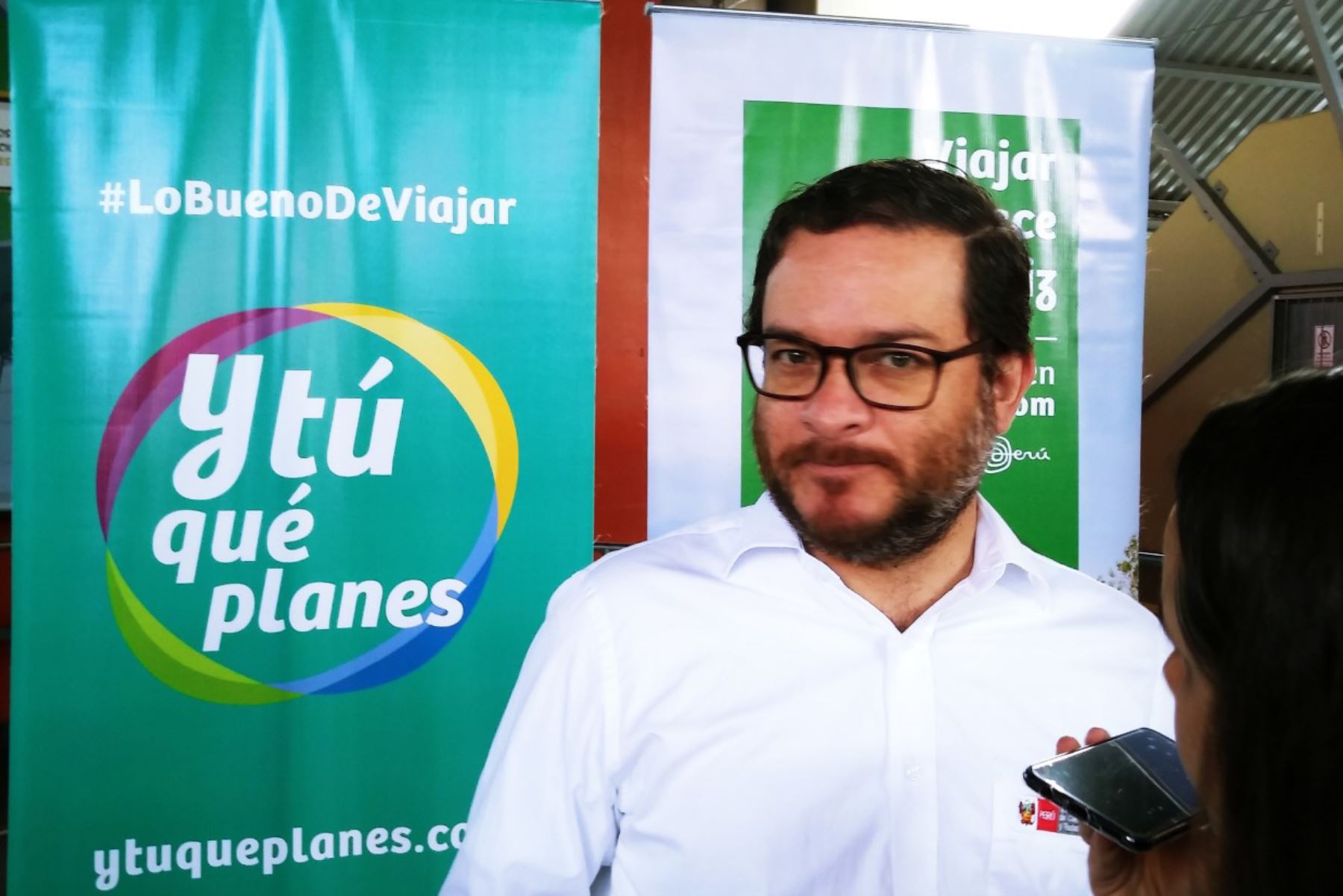 Ministro de Comercio Exterior y Turismo, Edgar Vásquez. ANDINA/Difusión