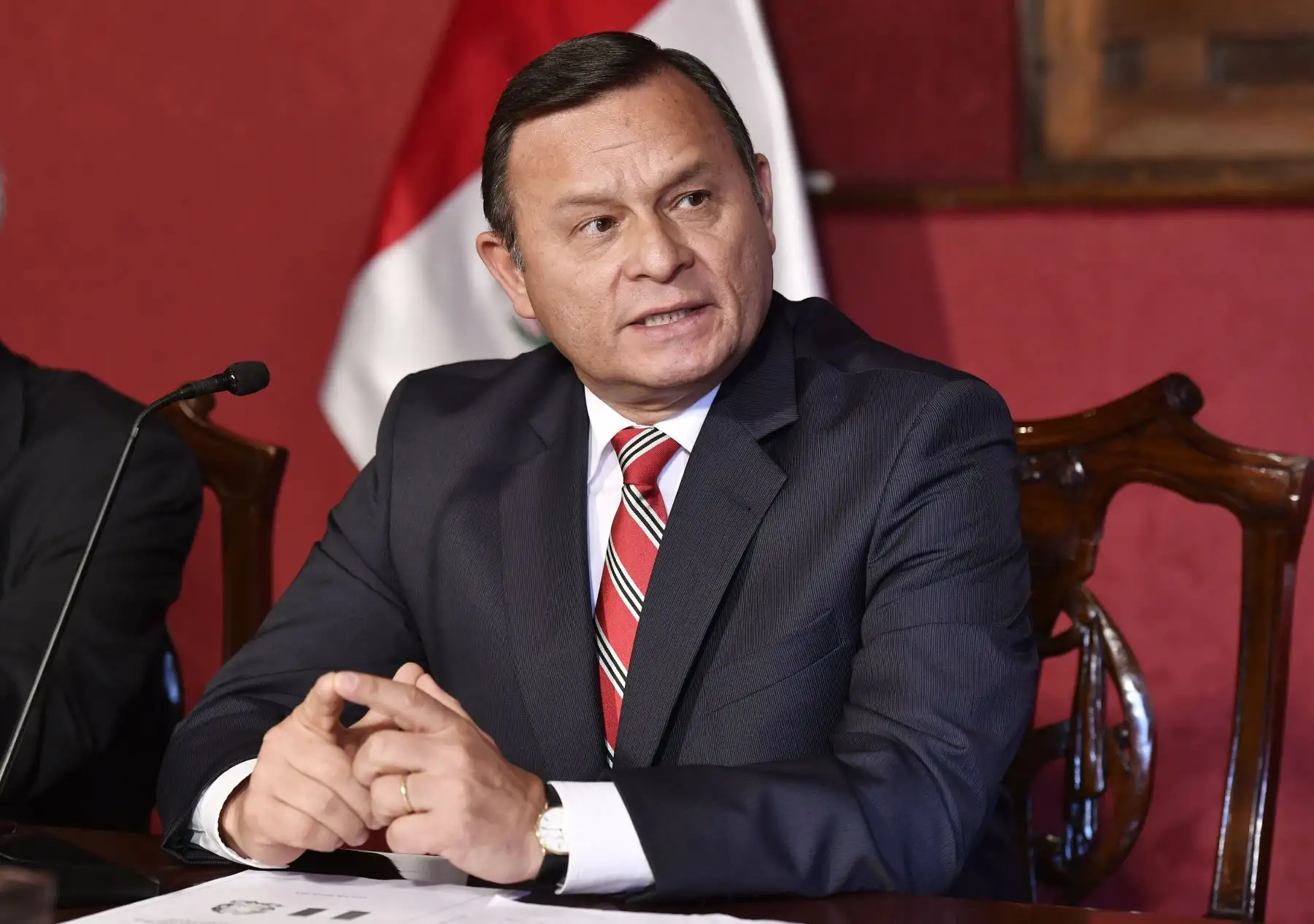 El canciller Néstor Popolizio y el vicecanciller Hugo de Zela se reunieron en el Palacio de Torre Tagle con el viceministro de Relaciones Exteriores de Italia, Guglielmo Picchi, a fin de impulsar la relación bilateral.
Foto: ANDINA/Cancillería del Perú