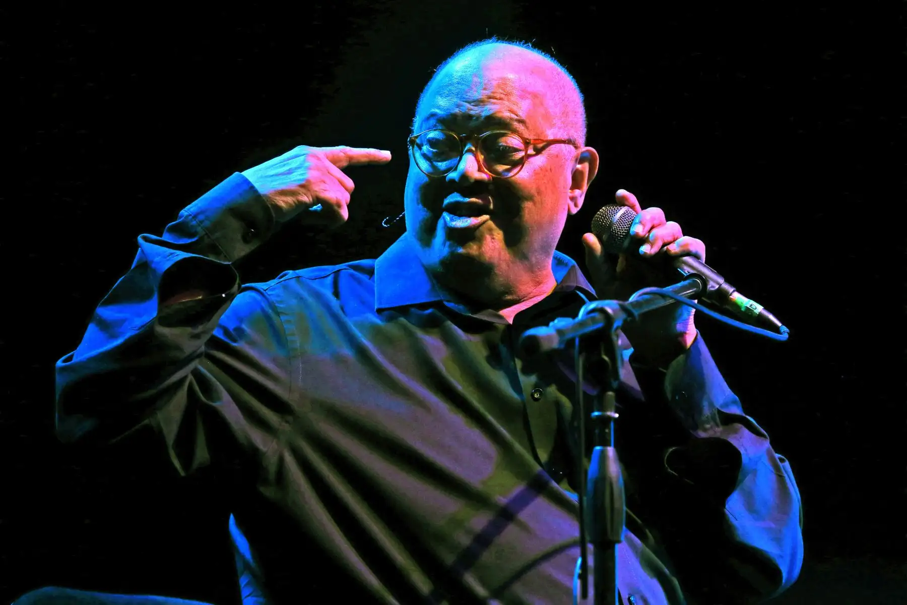Pablo Milanés en concierto en Lima. 
Foto: ANDINA/Vidal Tarqui