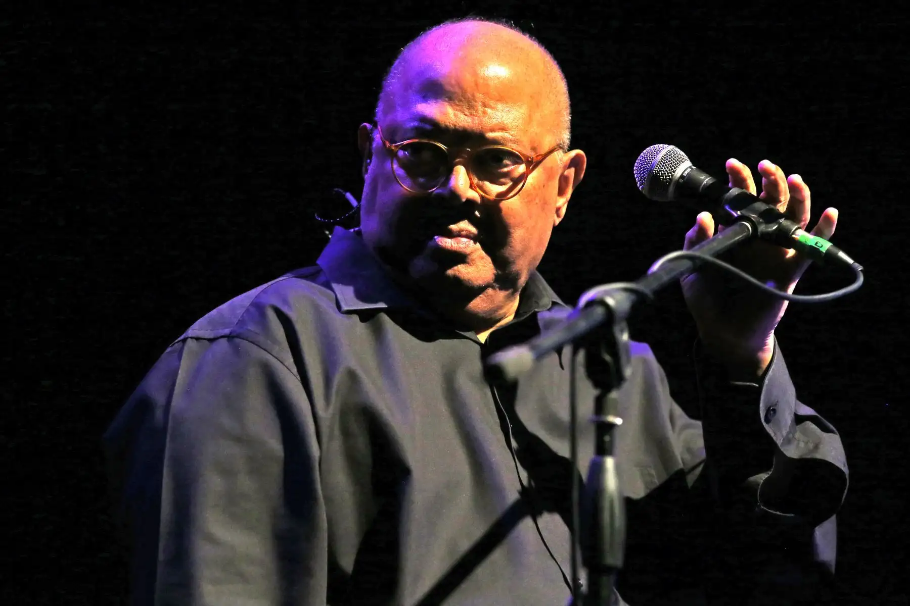Pablo Milanés en concierto en Lima. 
Foto: ANDINA/Vidal Tarqui