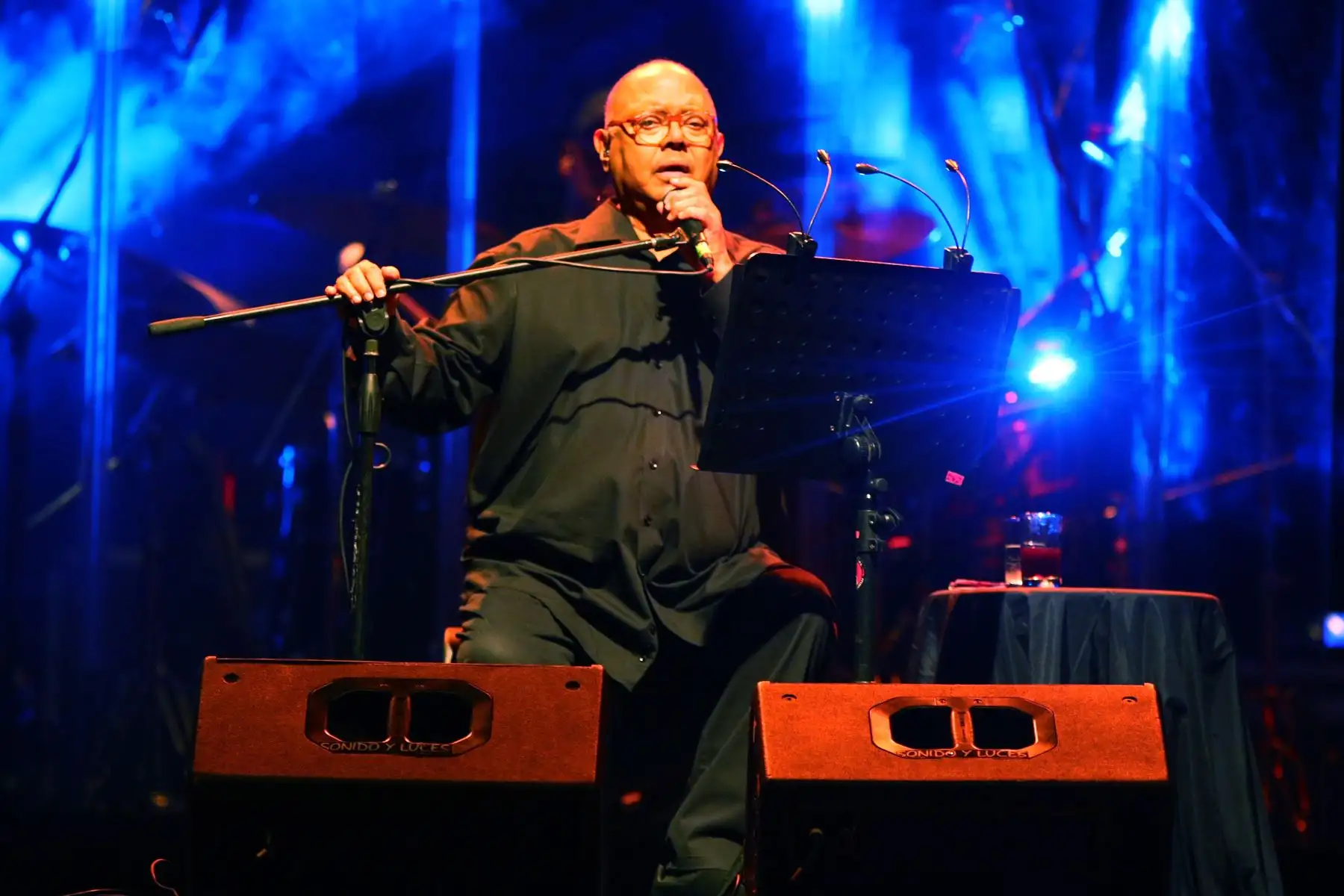 Pablo Milanés en concierto en Lima. 
Foto: ANDINA/Vidal Tarqui