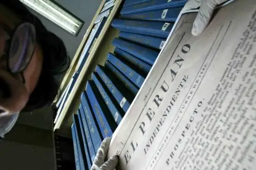 Declaran Patrimonio Cultural de la Nación documentos del diario El Peruano. Foto: ANDINA/ Jack Ramon