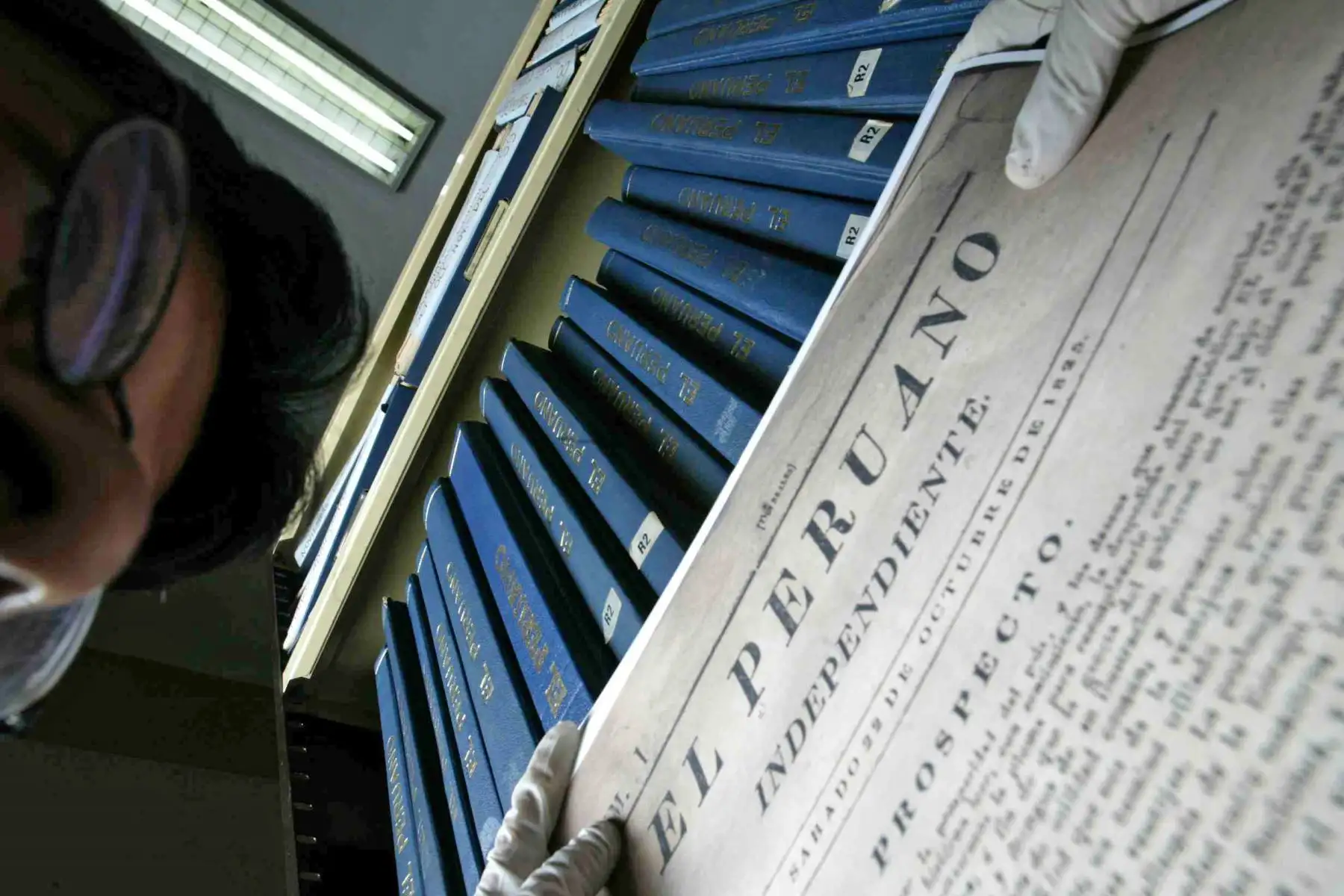 Declaran Patrimonio Cultural de la Nación documentos del diario El Peruano. Foto: ANDINA/ Jack Ramon