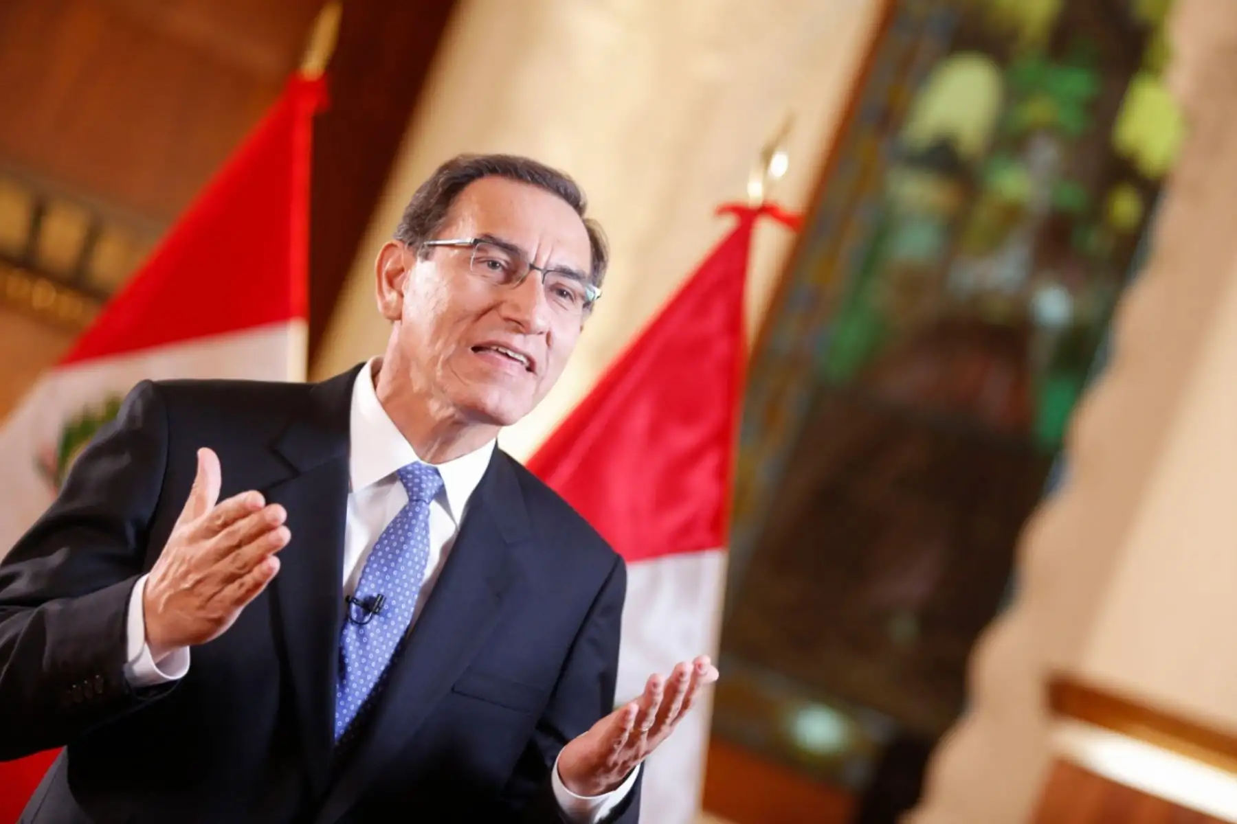Mensaje a la nación del presidente de la República, Martín Vizcarra.Foto: ANDINA/Carla Patiño/Prensa Presidencia