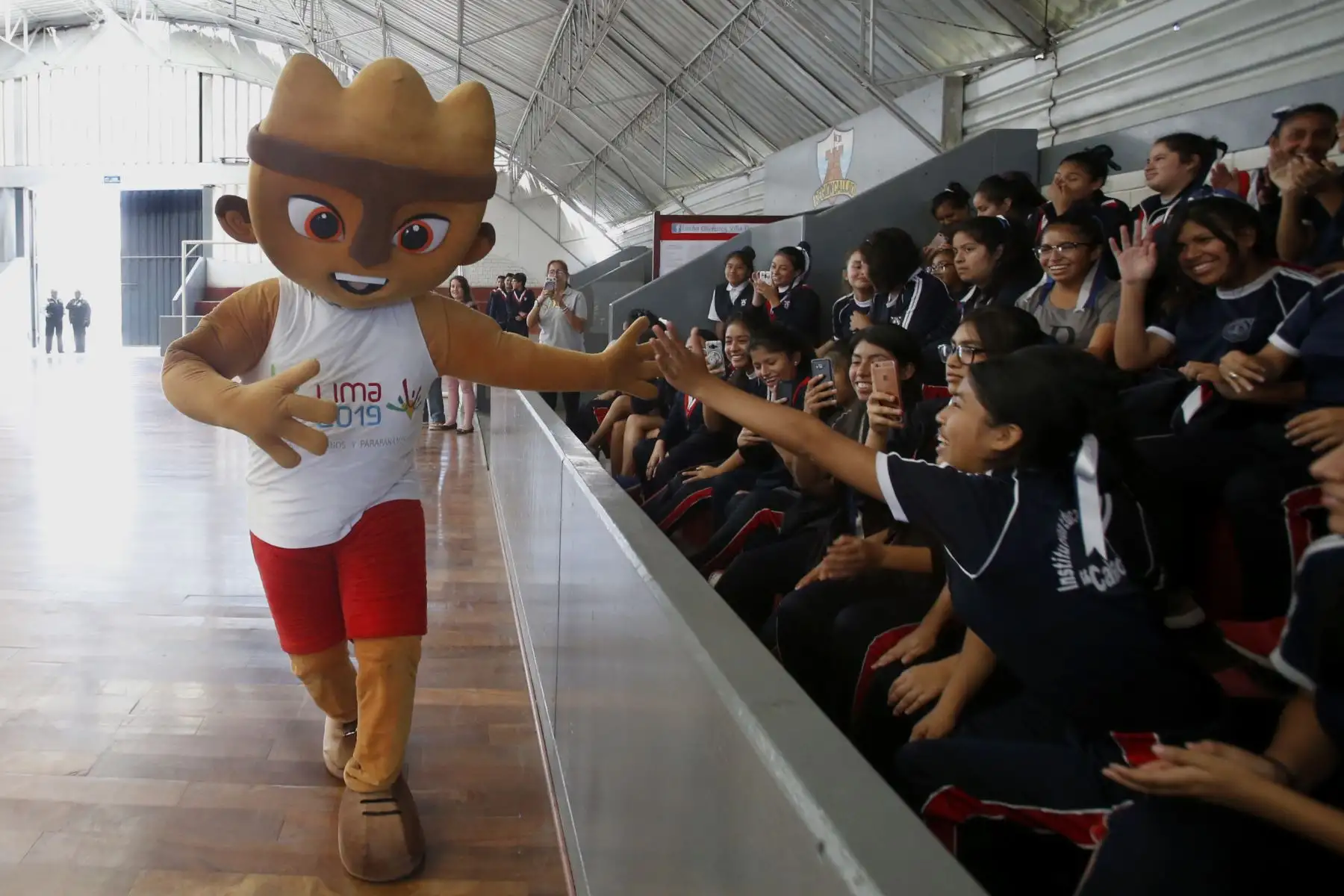 Exhibición de disciplinas de los juegos Panamericanos y Parapanamericanos Lima 2019 en las instalaciones del Polideportivo Miguel Grau en el Callao. Foto: ANDINA/Nathalie Sayago
