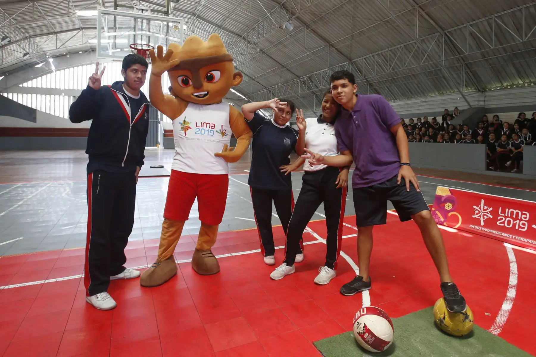 Exhibición de disciplinas de los juegos Paramericanos y Parapanamericanos Lima 2019 en las instalaciones del Polideportivo Miguel Grau en el Callao. Foto: ANDINA/Nathalie Sayago