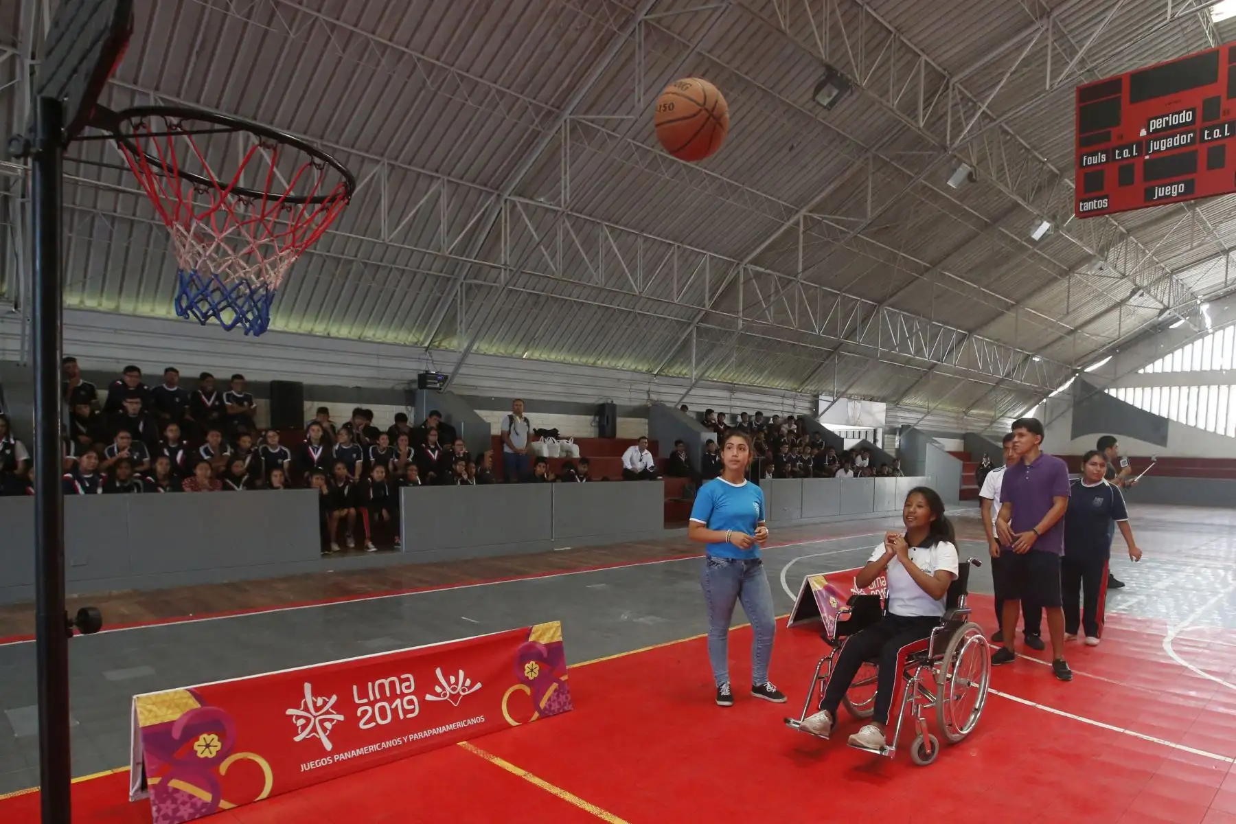 Exhibición de disciplinas de los juegos Panamericanos y Parapanamericanos Lima 2019 en las instalaciones del Polideportivo Miguel Grau en el Callao. Foto: ANDINA/Nathalie Sayago
