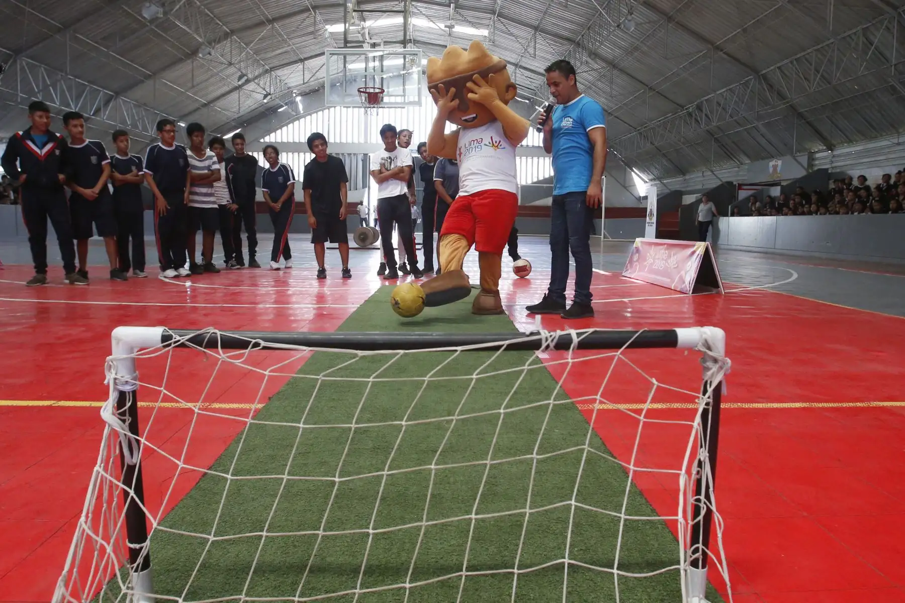Exhibición de disciplinas de los juegos Panamericanos y Parapanamericanos Lima 2019 en las instalaciones del Polideportivo Miguel Grau en el Callao. Foto: ANDINA/Nathalie Sayago