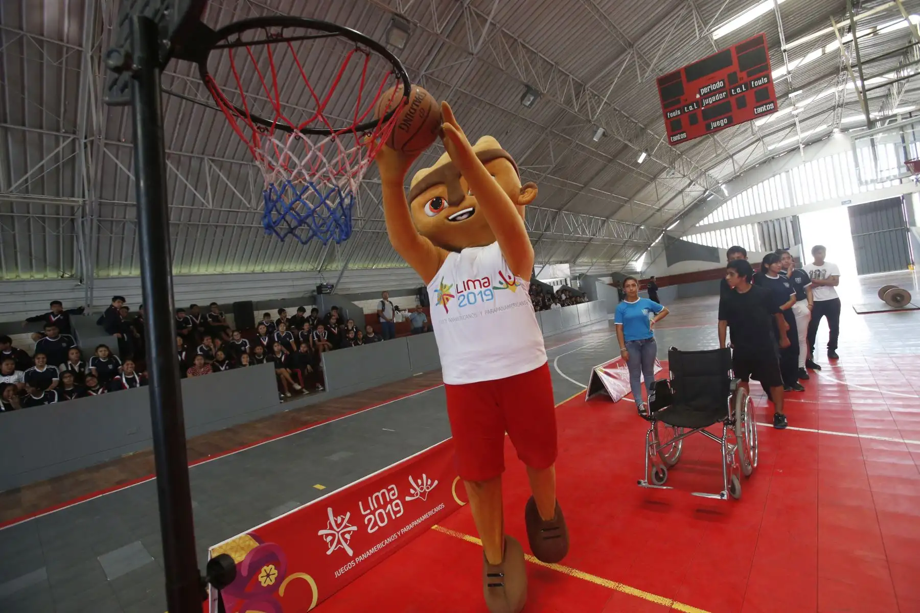 Exhibición de disciplinas de los juegos Panamericanos y Parapanamericanos Lima 2019 en las instalaciones del Polideportivo Miguel Grau en el Callao. Foto: ANDINA/Nathalie Sayago