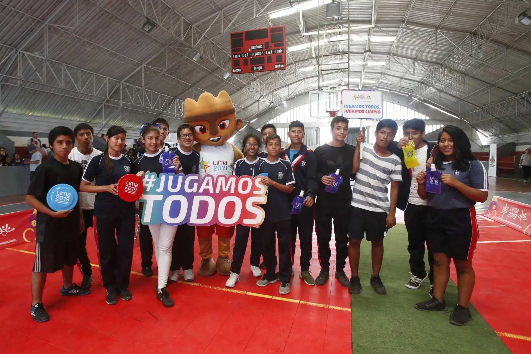 Exhibición de disciplinas de los juegos Panamericanos y Parapanamericanos Lima 2019 en las instalaciones del Polideportivo Miguel Grau en el Callao. Foto: ANDINA/Nathalie Sayago