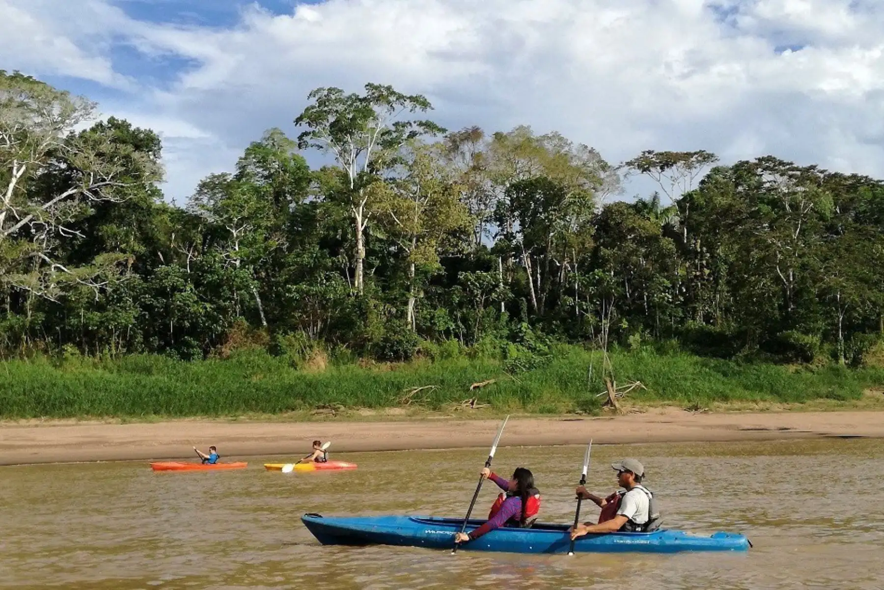 Río Tambopata, en Madre de Dios.