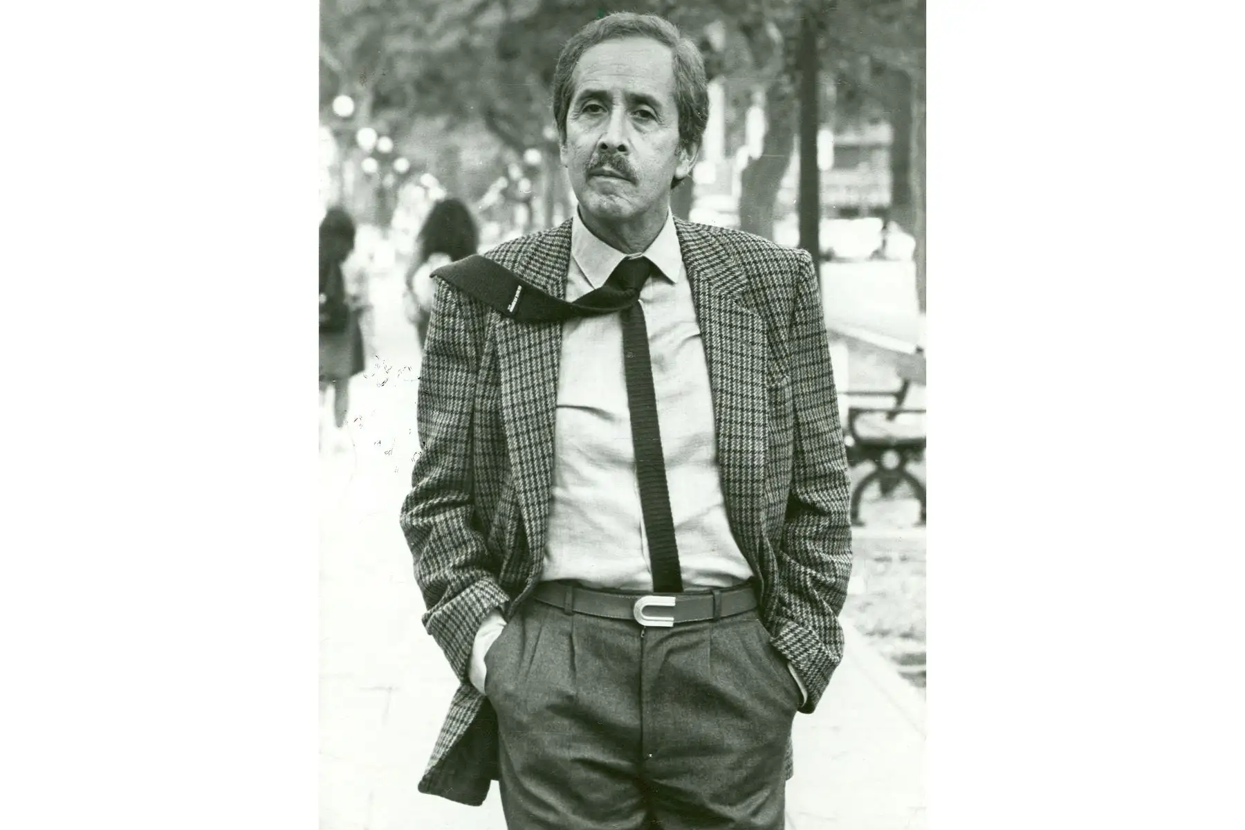 Jorge Eduardo Eielson,un grande de la poesía hispanoamericana que también deslumbró como artista plástico.
Foto: Archivo el diario El Peruano