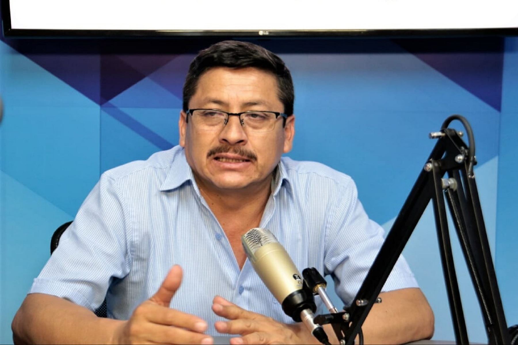Secretario de Asuntos Pedagógicos del Sutep, Luis Espinoza. Foto: Difusión
