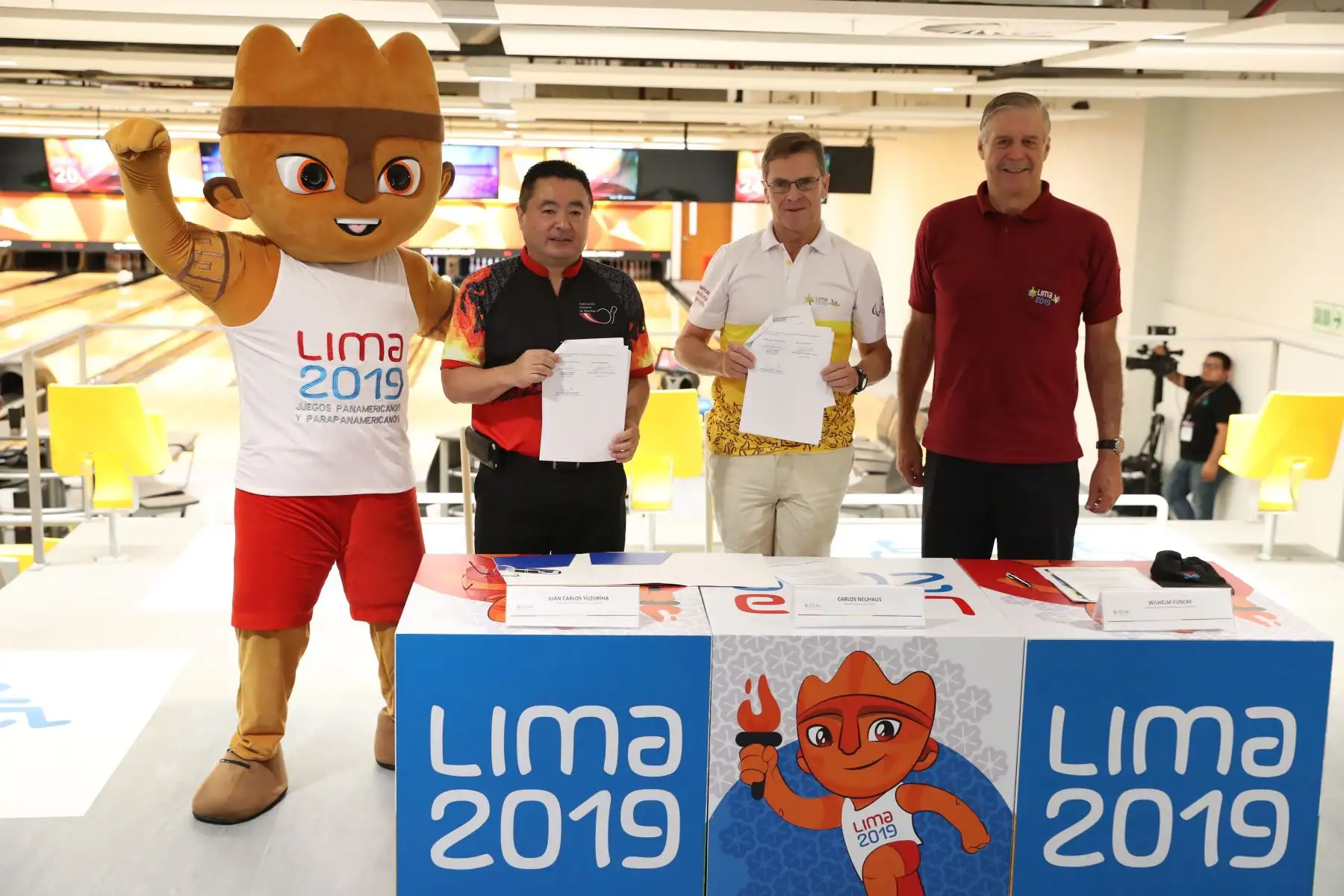 Lima 2019 cumple otro hito trascendental con la entrega del Bowling Center de la Videna a la Federación Peruana de Bowling. Foto: ANDINA/Melina Mejía