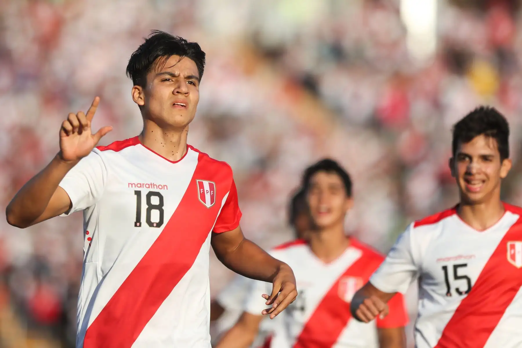 Perú derrotó por 3-2 a Uruguay con dos goles de Manuel Pinto y Daniel Llontop.

Foto: ANDINA/Juan Carlos Guzmán Negrini