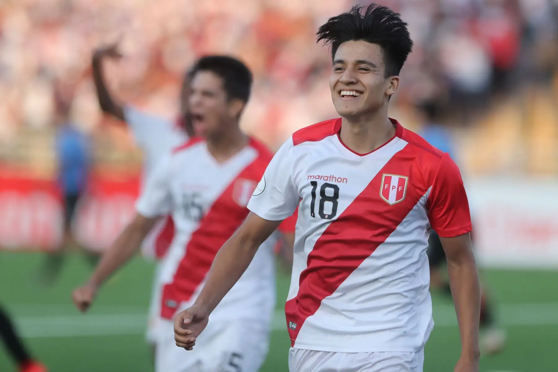 Perú derrotó por 3-2 a Uruguay con dos goles de Manuel Pinto y Daniel Llontop.

Foto: ANDINA/Juan Carlos Guzmán Negrini