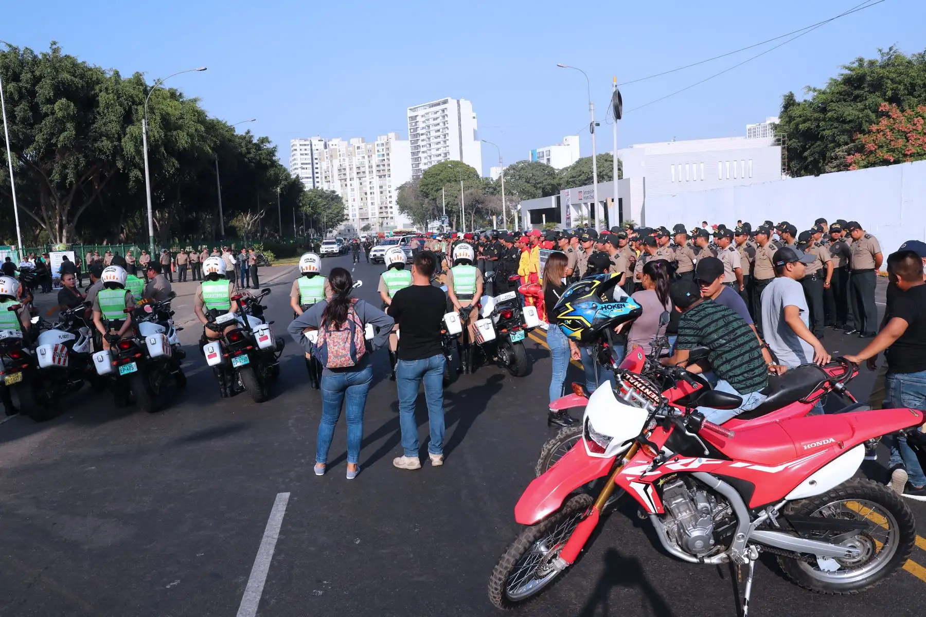 Presentación del Plan de Operaciones Policiales “Semana Santa 2019”, el mismo que será ejecutado a nivel nacional antes, durante y después del fin de semana largo, con la finalidad de garantizar la protección y seguridad en todo el país.Foto: ANDINA/Norman Córdova