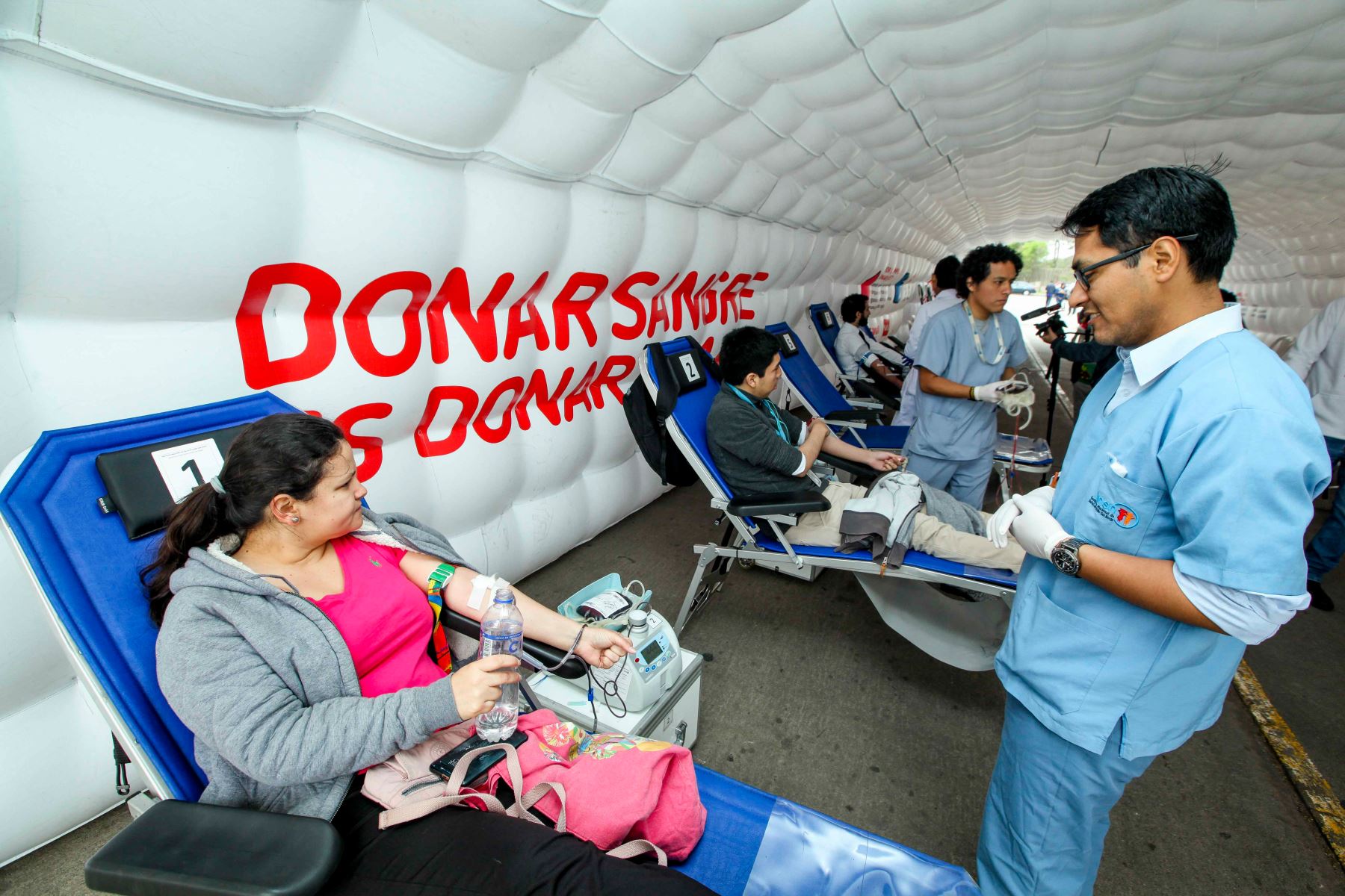 Cajamarca, San Martín y Loreto tienen el mayor número de donantes de sangre en el Perú. ANDINA/Difusión