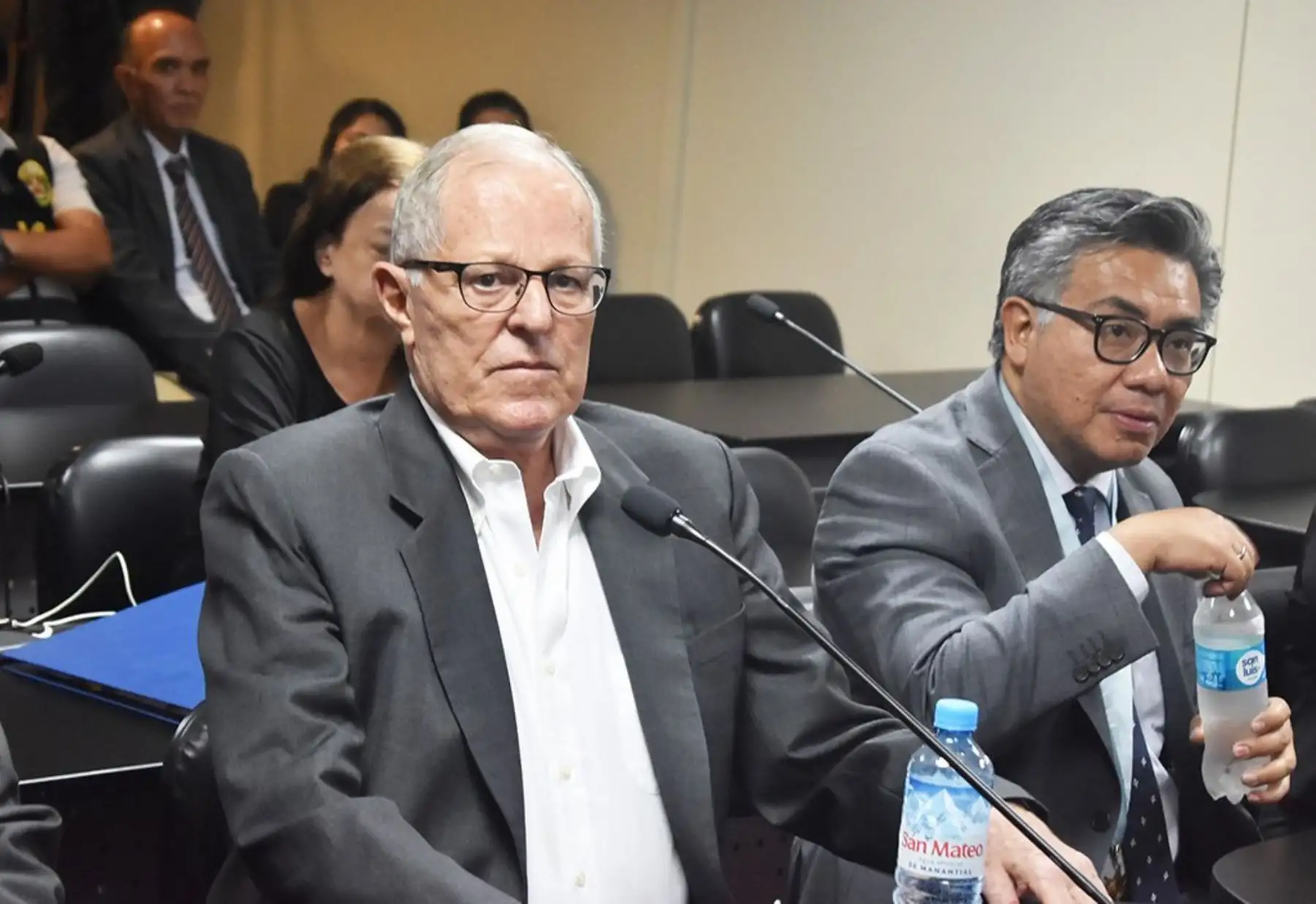 Ex presidente de la República, Pedro Pablo Kuczynski en  audiencia judicial: ANDINA/Poder Judicial