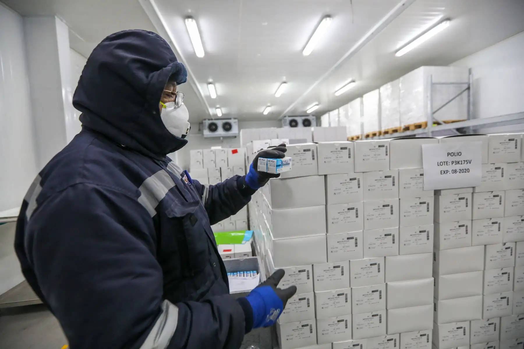 Ministerio de Salud distribuye más de dos millones de vacunas contra la Influenza como protección ante friaje y heladas. Foto: ANDINA/Minsa