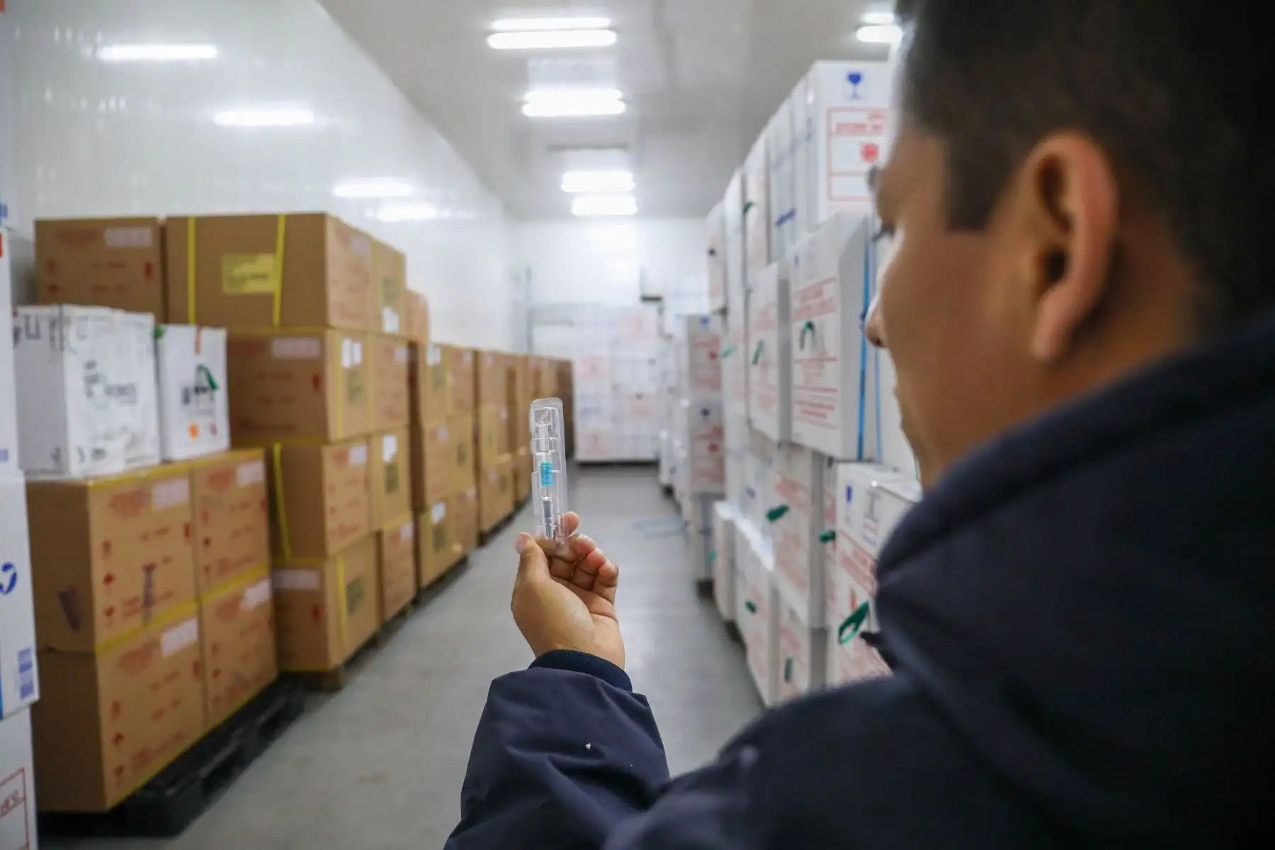 Ministerio de Salud distribuye más de dos millones de vacunas contra la Influenza como protección ante friaje y heladas. Foto: ANDINA/Minsa