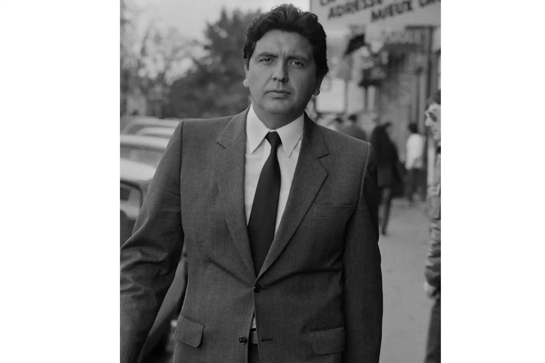 Fotografía tomada el 20 de junio de 1985 en París, mostrando al presidente peruano Alan García.Foto: AFP