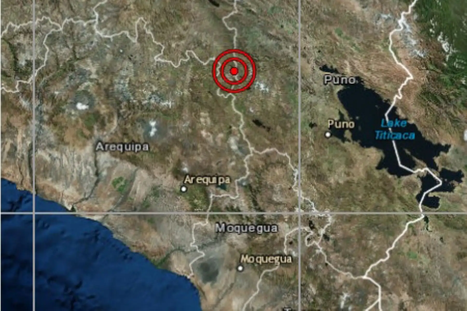 Un sismo de magnitud 3.6 se registró a 9 kilómetros al oeste de Ocuviri, en la región puneña de Lampa, según el reporte del IGP.