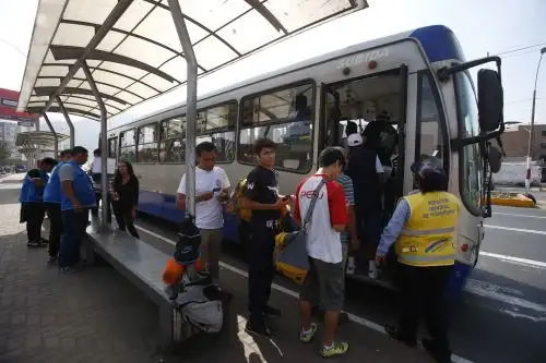 En el corredor Azul existen más de 12 posibles conexiones. Foto: ANDINA/Nathalie Sayago.