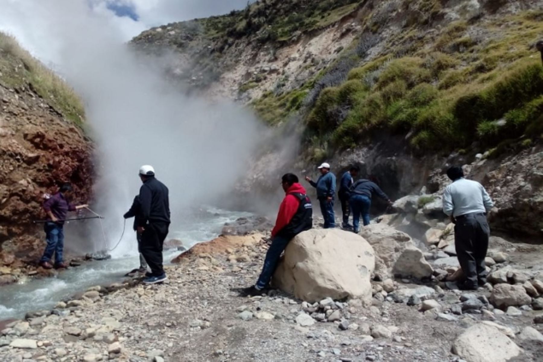 El géiser de Pinchollo se encuentra en el Geoparque Colca y Volcanes de Andagua. Foto: ANDINA/Difusión