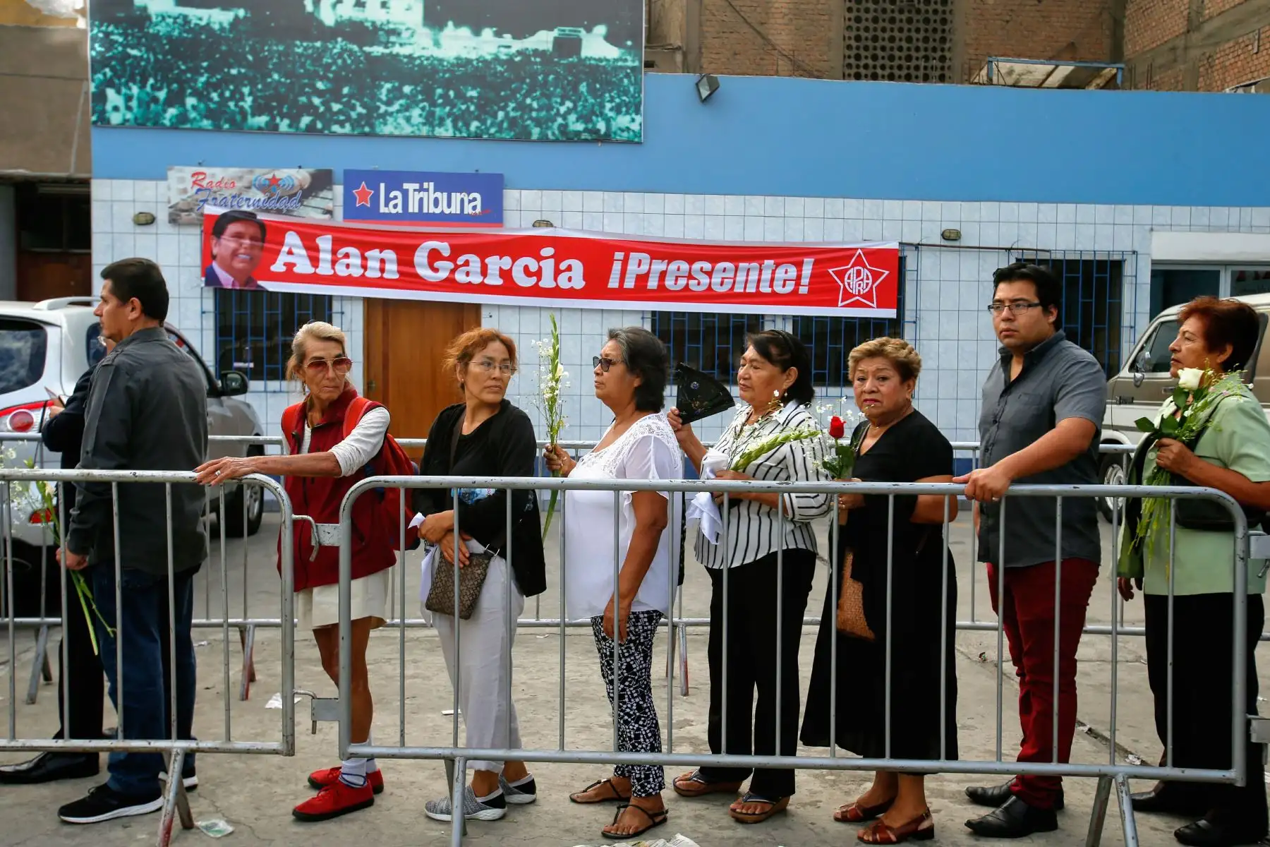 Continúan las exequias fúnebres del expresidente Alan García en la "Casa del Pueblo".
Foto:ANDINA Nathalie Sayago