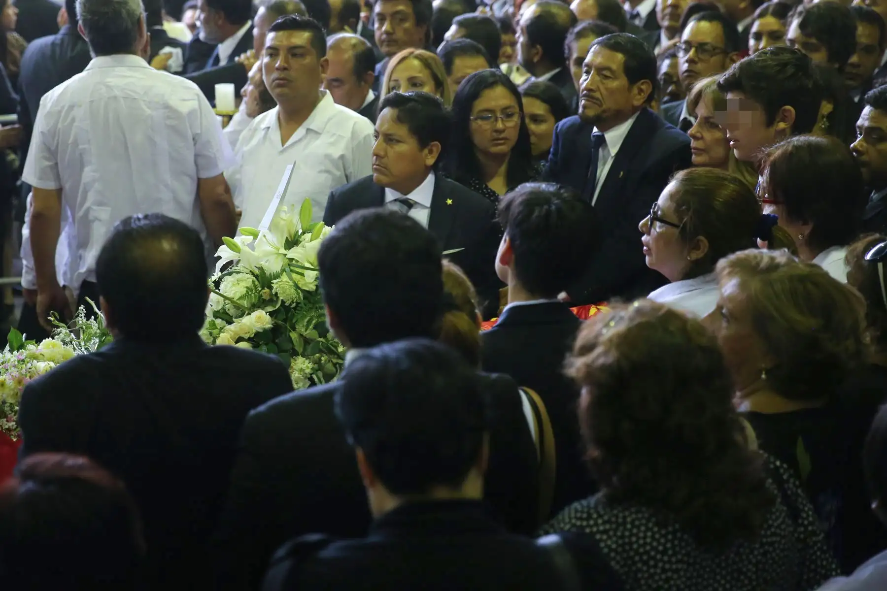 Continúan las exequias fúnebres del expresidente Alan García en la "Casa del Pueblo".

Foto: ANDINA Vidal Tarqui