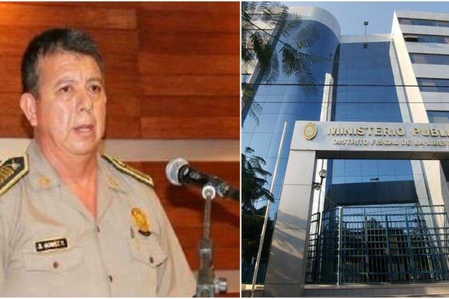 El coronel PNP Segundo Demetrio Gómez Reyna (52), quien es investigado por presuntas irregularidades en la administración de fondos de la Escuela de Educación Superior Técnico Profesional de Trujillo.