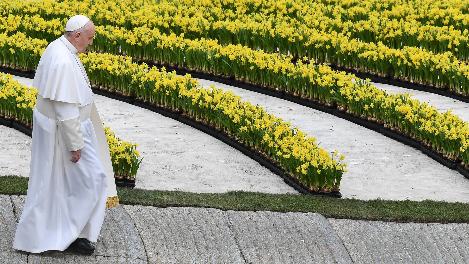 Papa Francisco celebra misa en Vaticano.Los cristianos de todo el mundo están celebrando la Semana Santa, conmemorando la crucifixión de Jesucristo, que lleva a su resurrección en la Pascua.
Foto: AFP