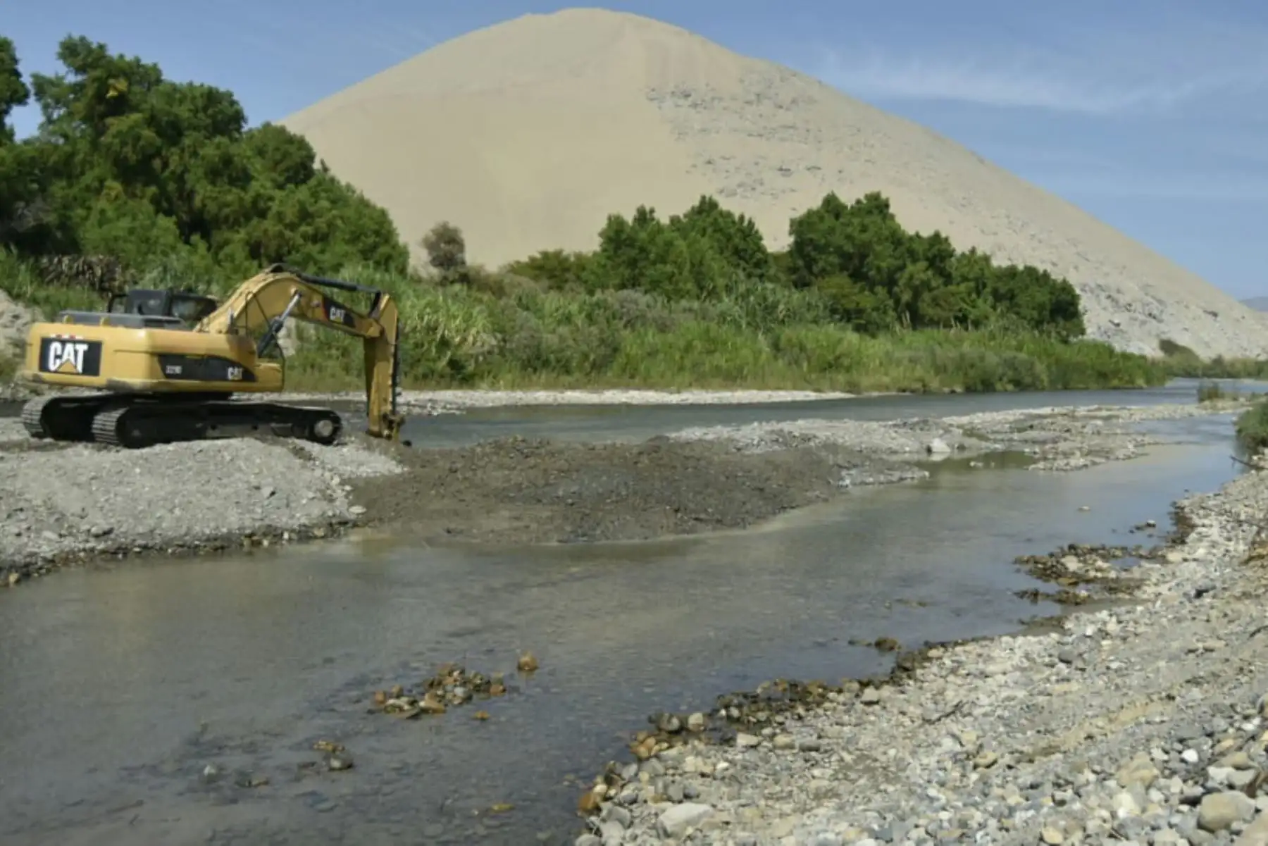 Gobierno destinará más de S/ 1.5 millones para reforzar defensas en río Nepeña, en Áncash. ANDINA/Difusión
